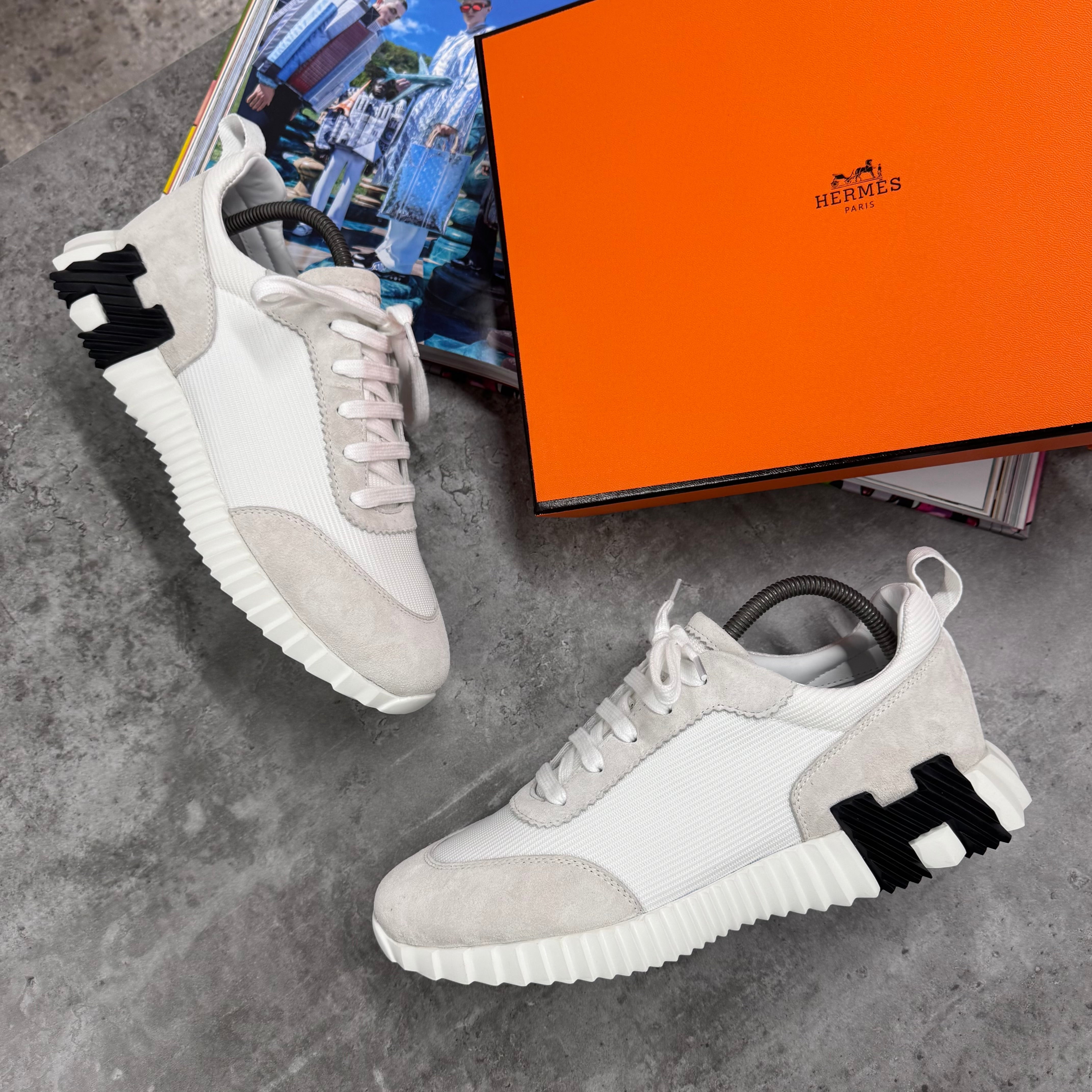 H BOUNCING TRAINER - WHITE / BLACK