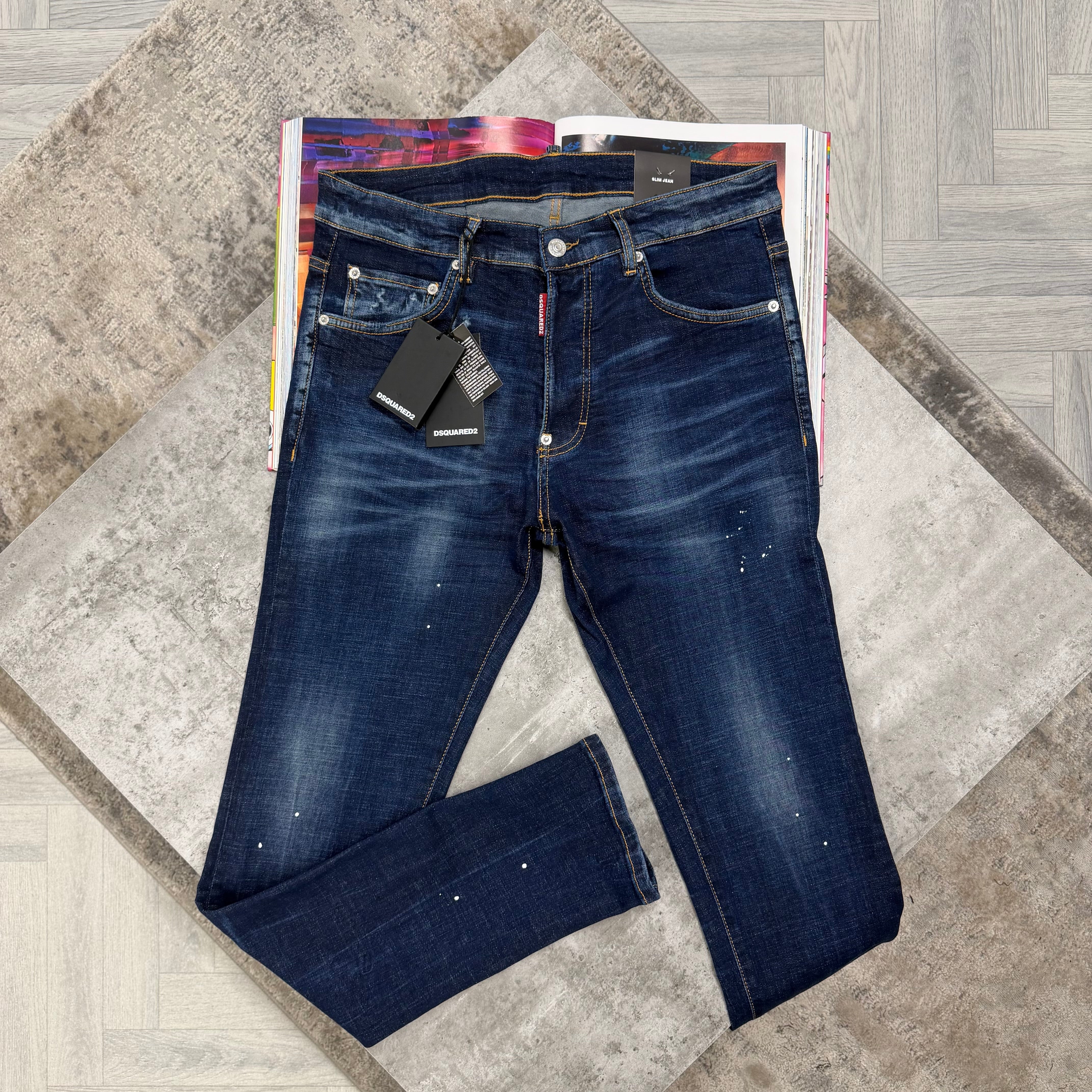 DSQ JEANS - BLUE