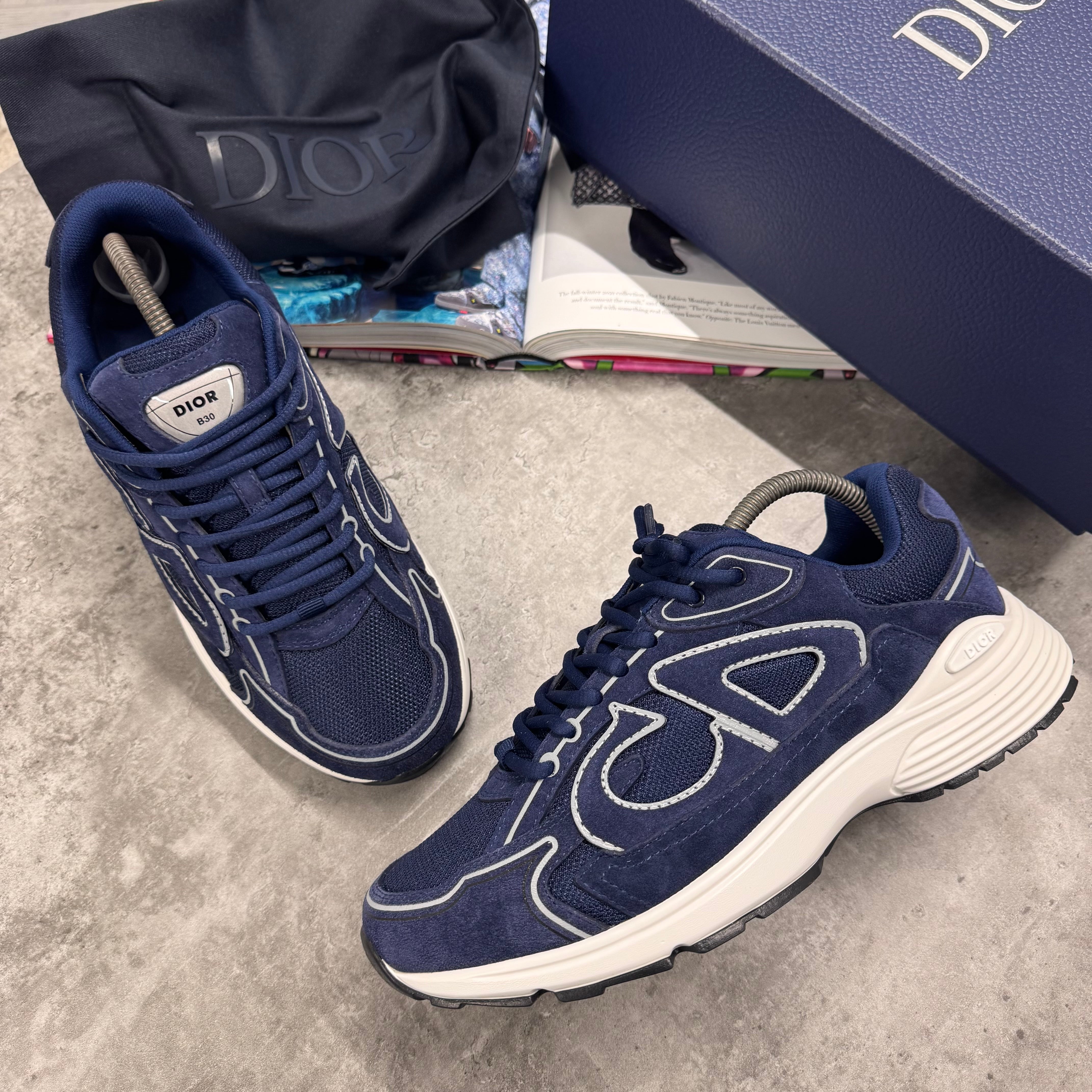 B30 TRAINER - NAVY SUEDE