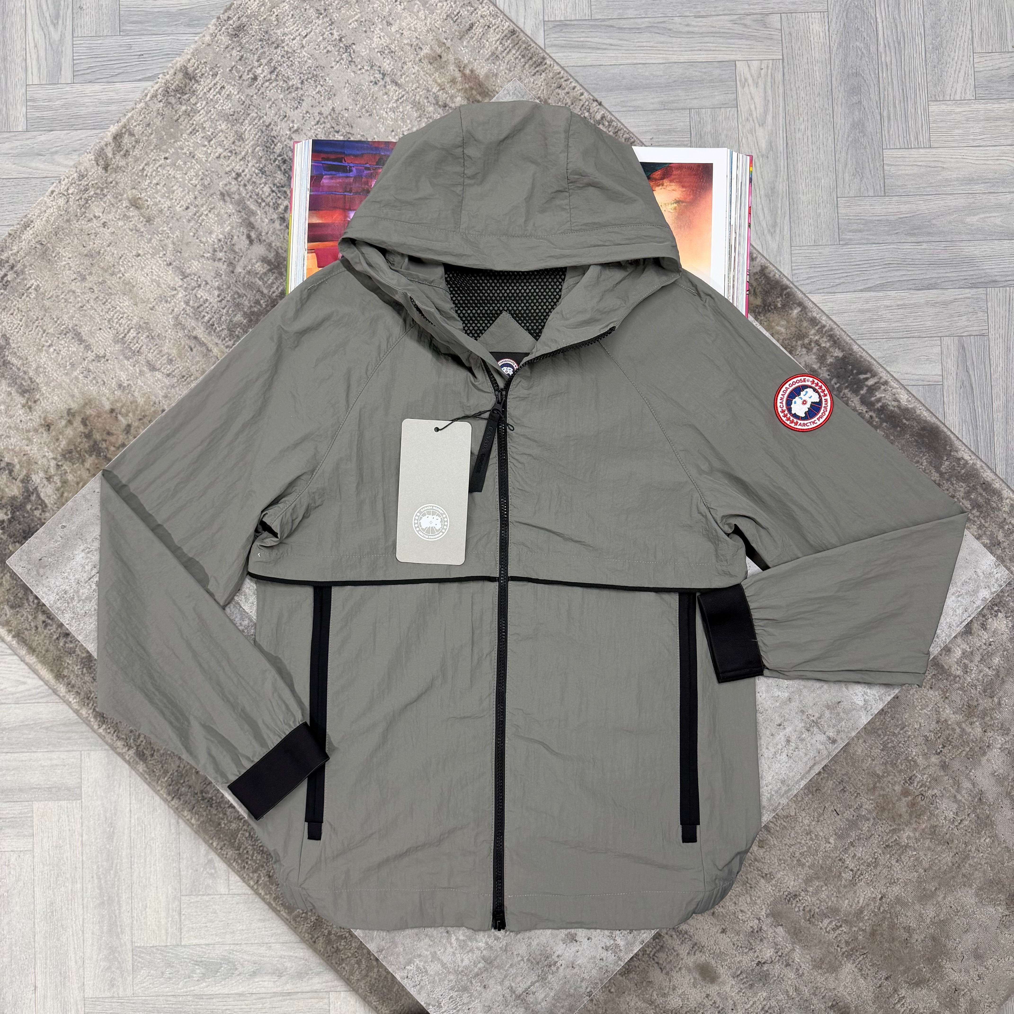 CG FABER HOODED JACKET - CHARCOAL