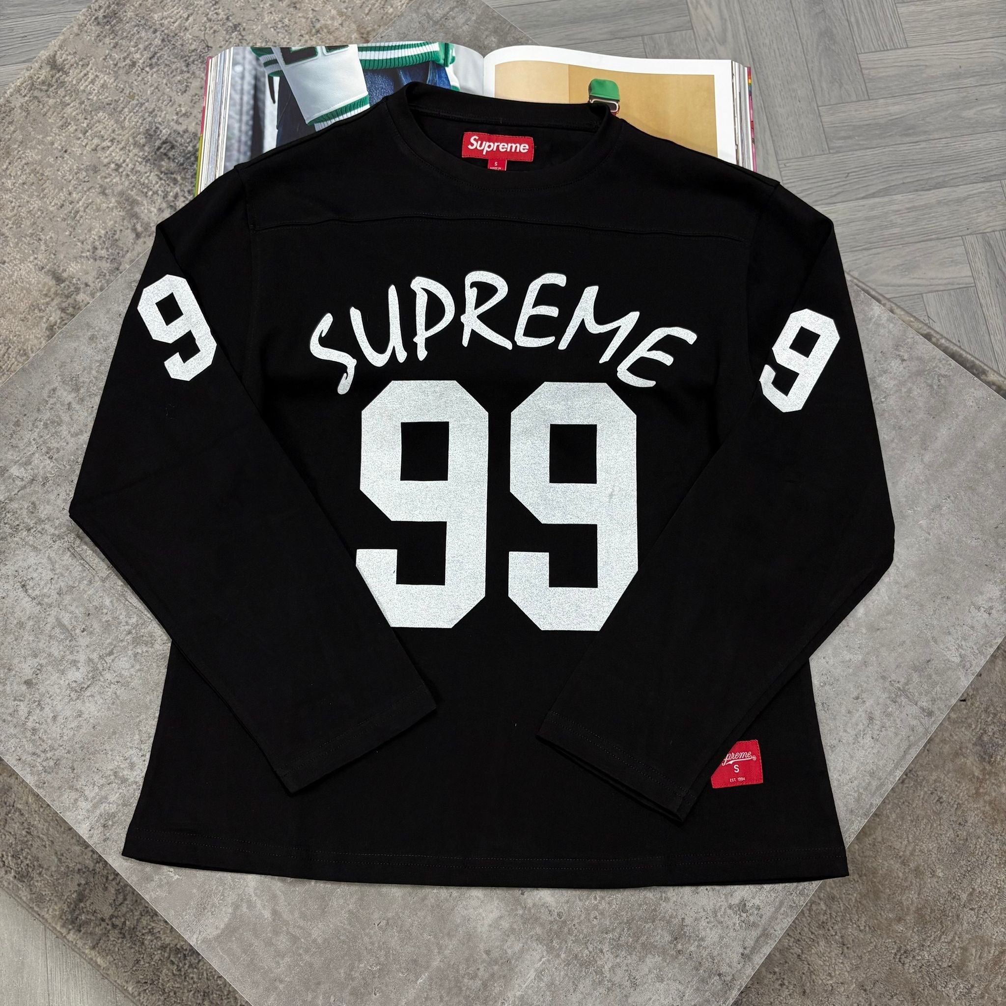 SUP LONG SLEEVE T SHIRT - BLACK