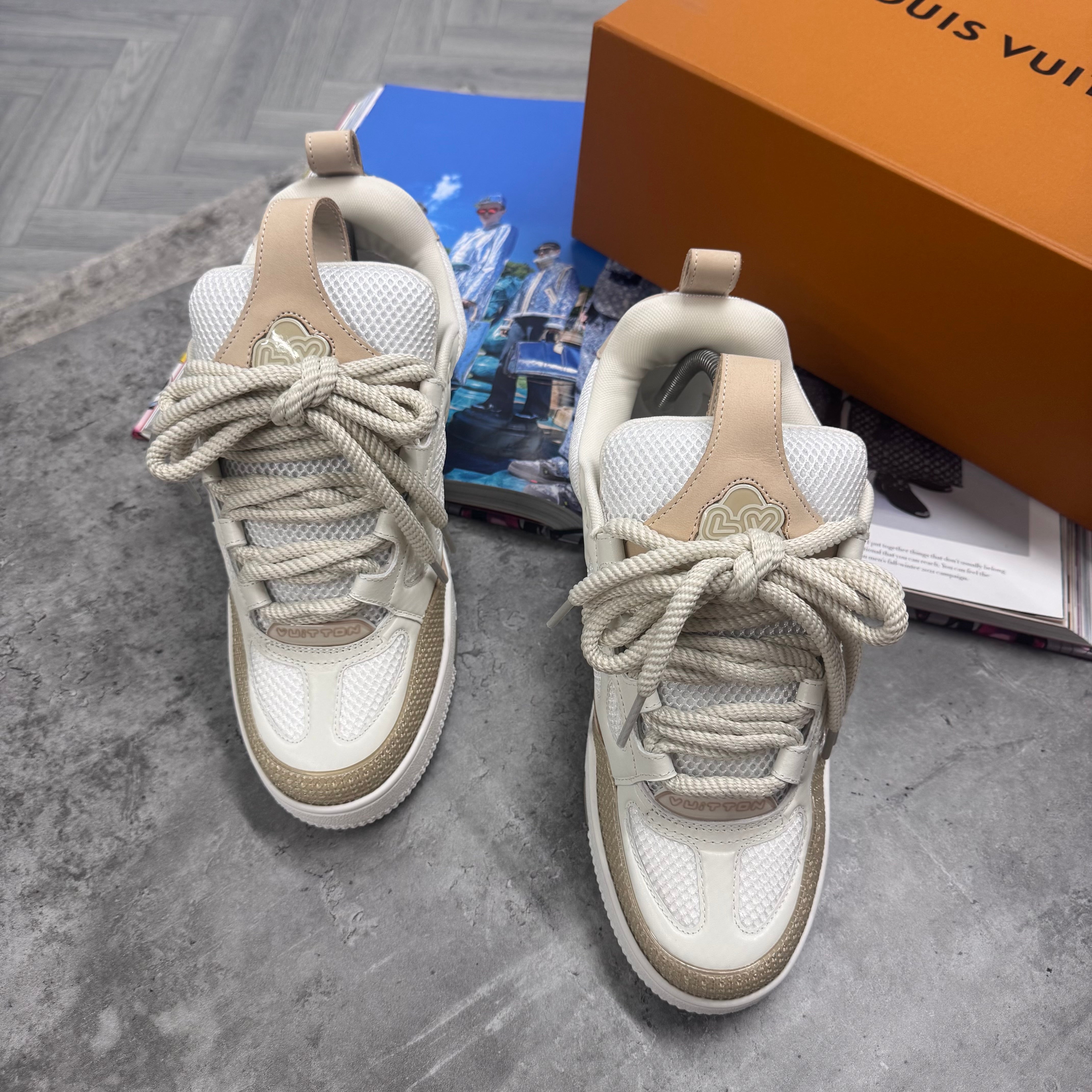 LVE SKATE TRAINER - BEIGE