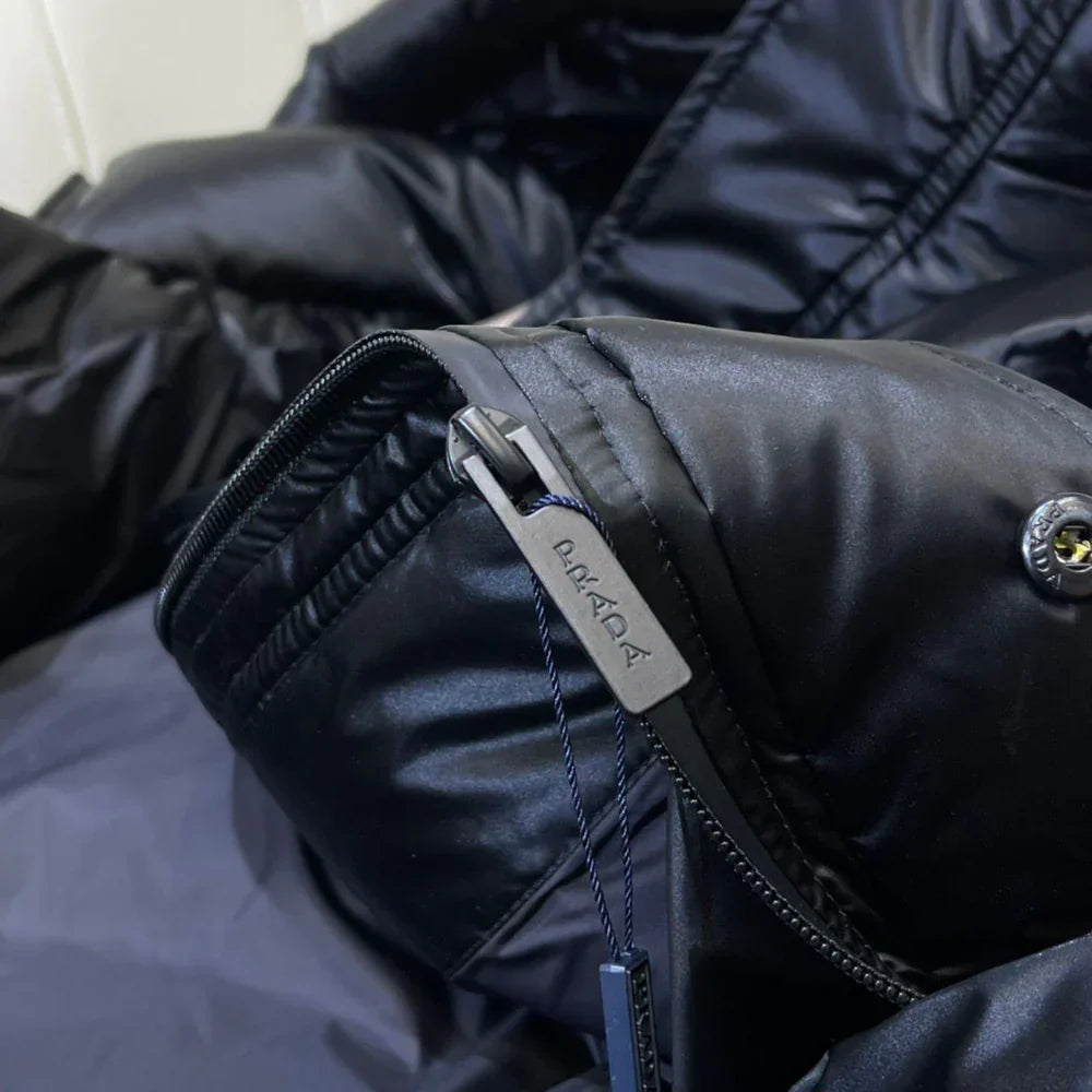 (PRE ORDER) PDA PUFFER COAT - BLACK