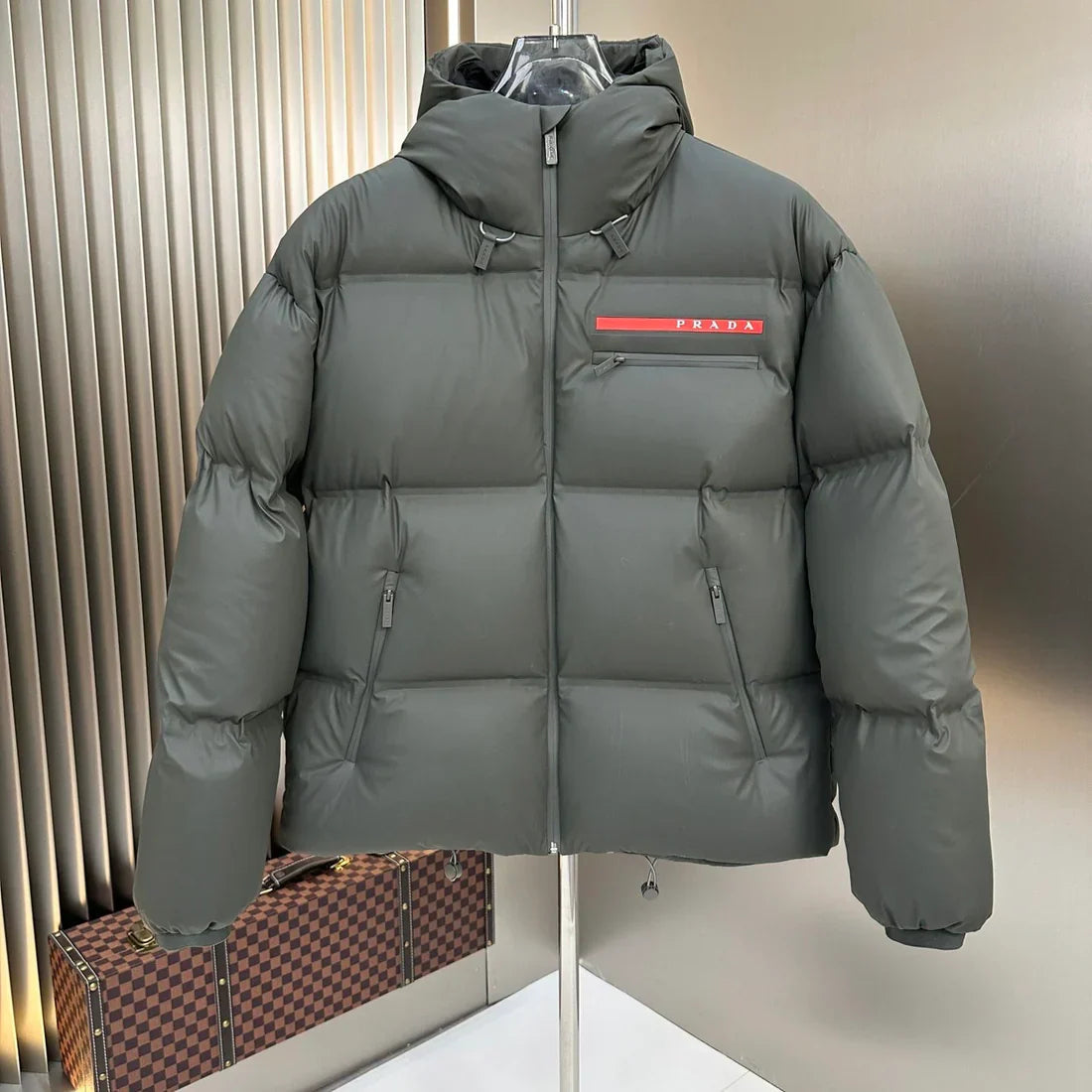 (PRE ORDER) PDA PUFFER COAT - KHAKI