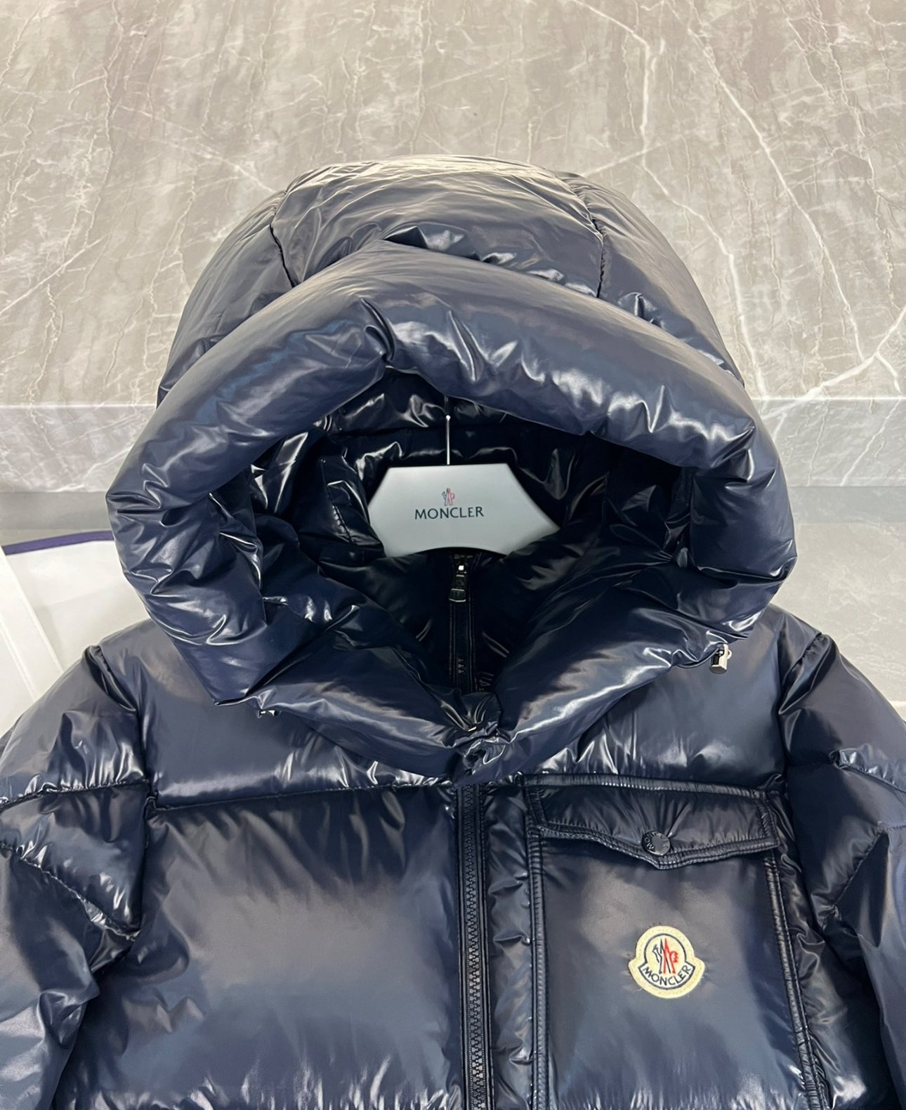 (PRE ORDER) MNCLR PUFFER COAT - NAVY