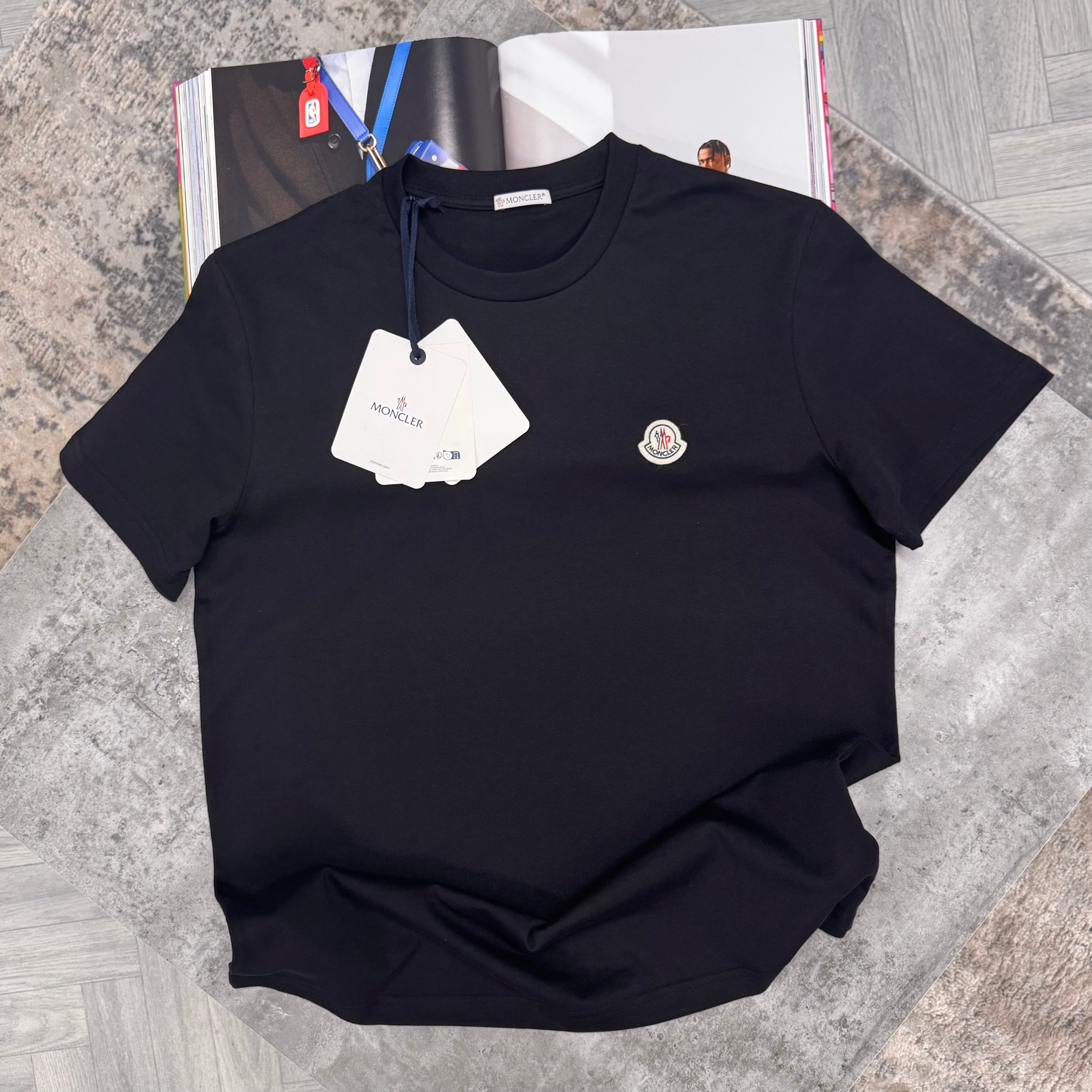 MNCLR LOGO T SHIRT - BLACK