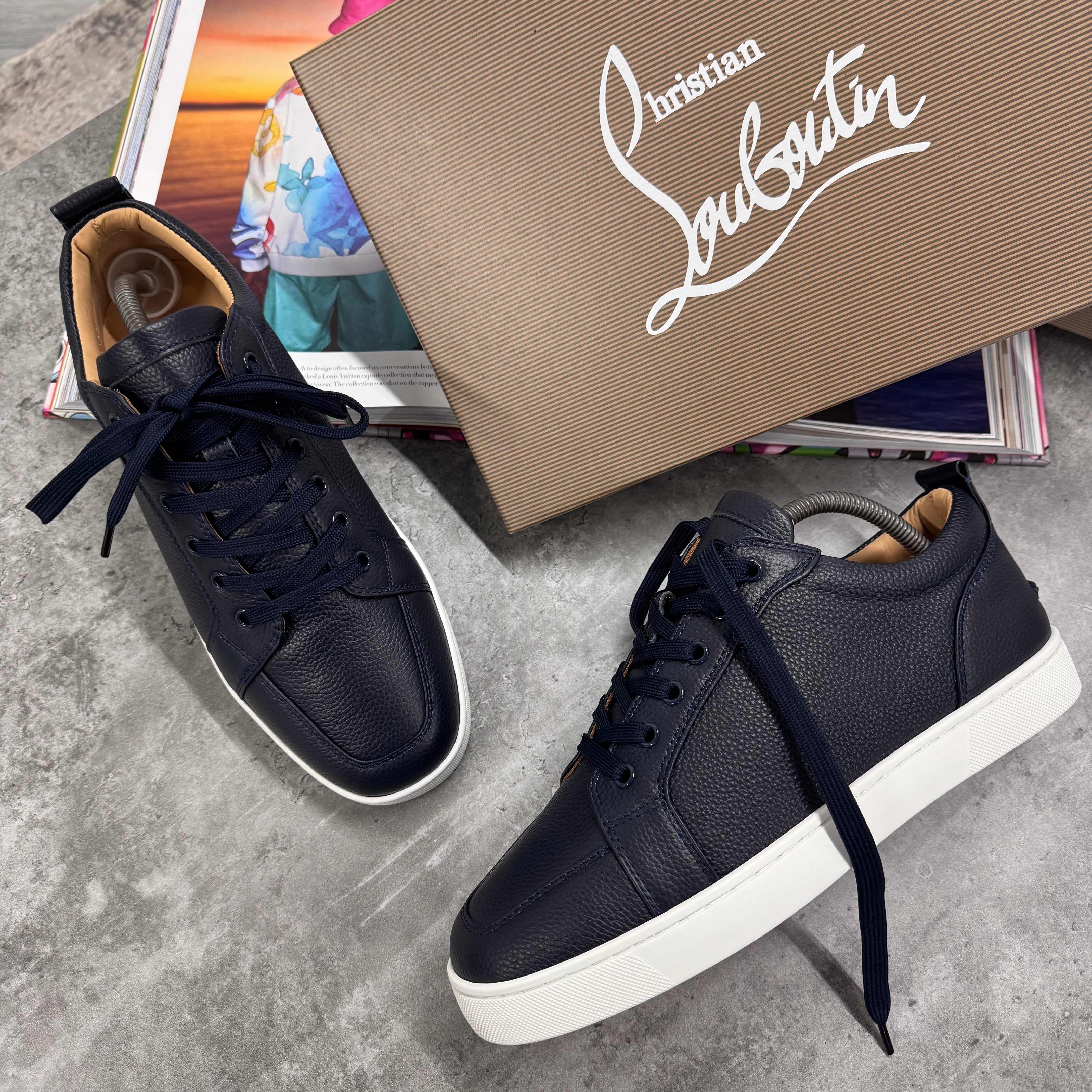 LOUB TRAINERS - NAVY