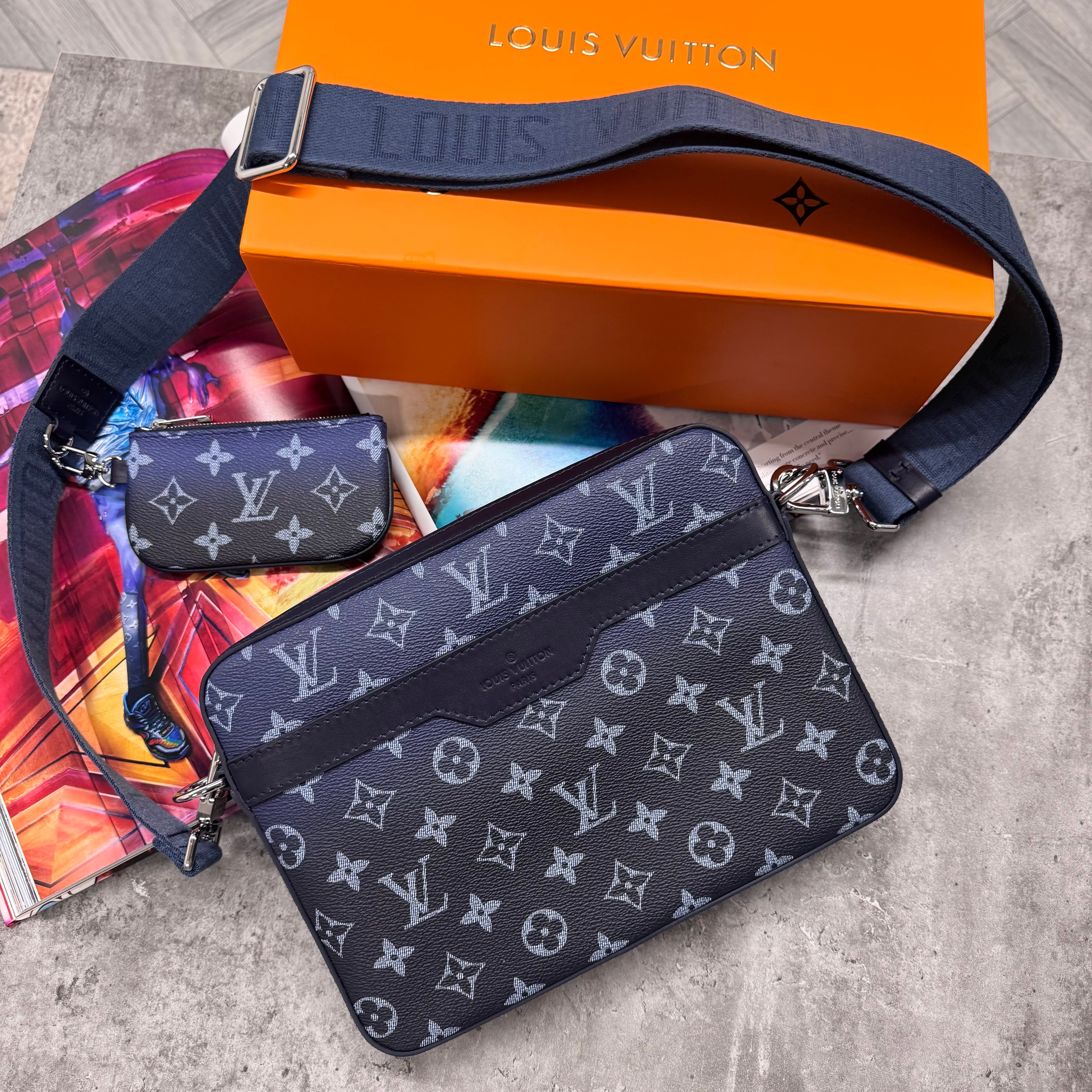 LVE TRIO BAG - BLUE FADE