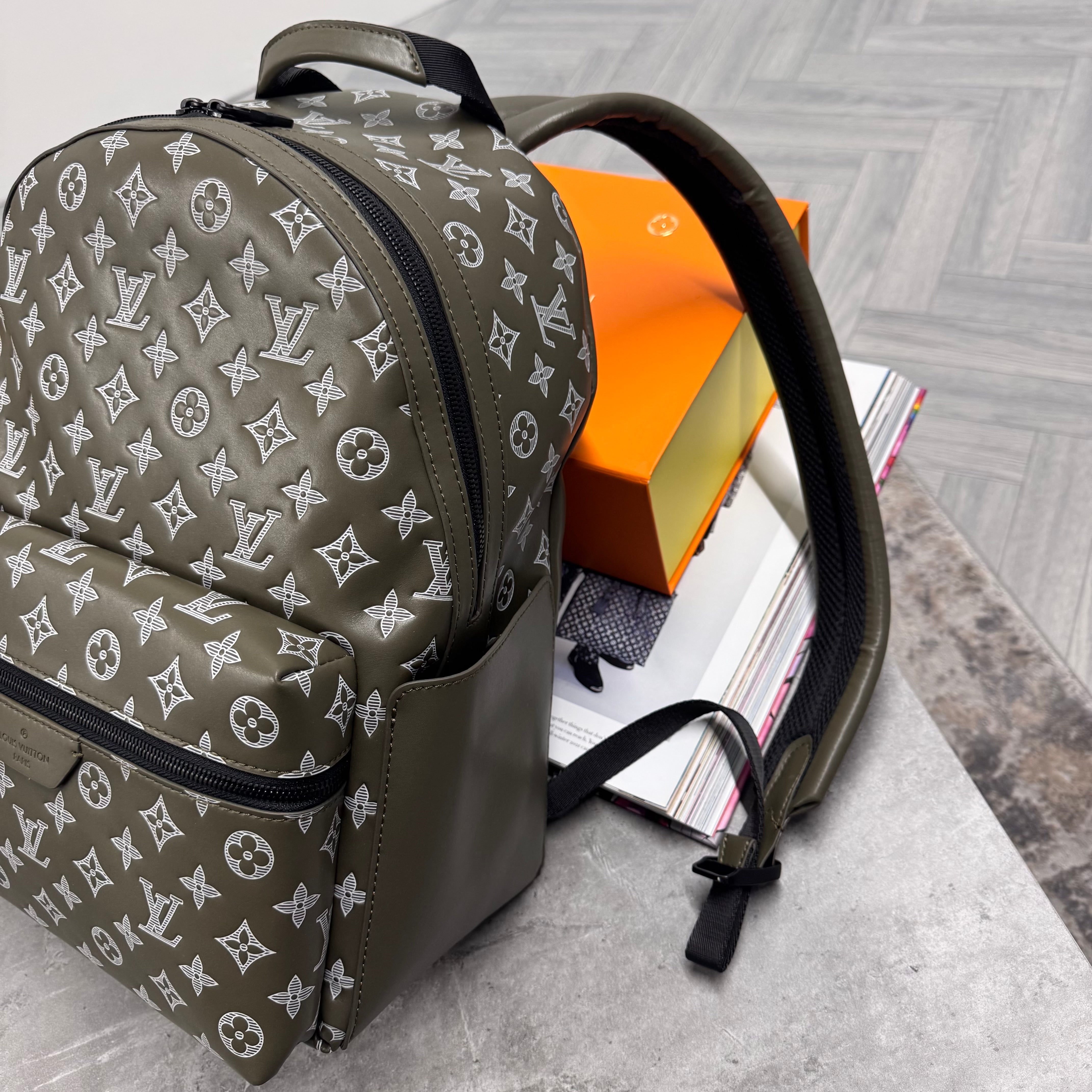 LVE MONOGRAM BACKPACK - KHAKI
