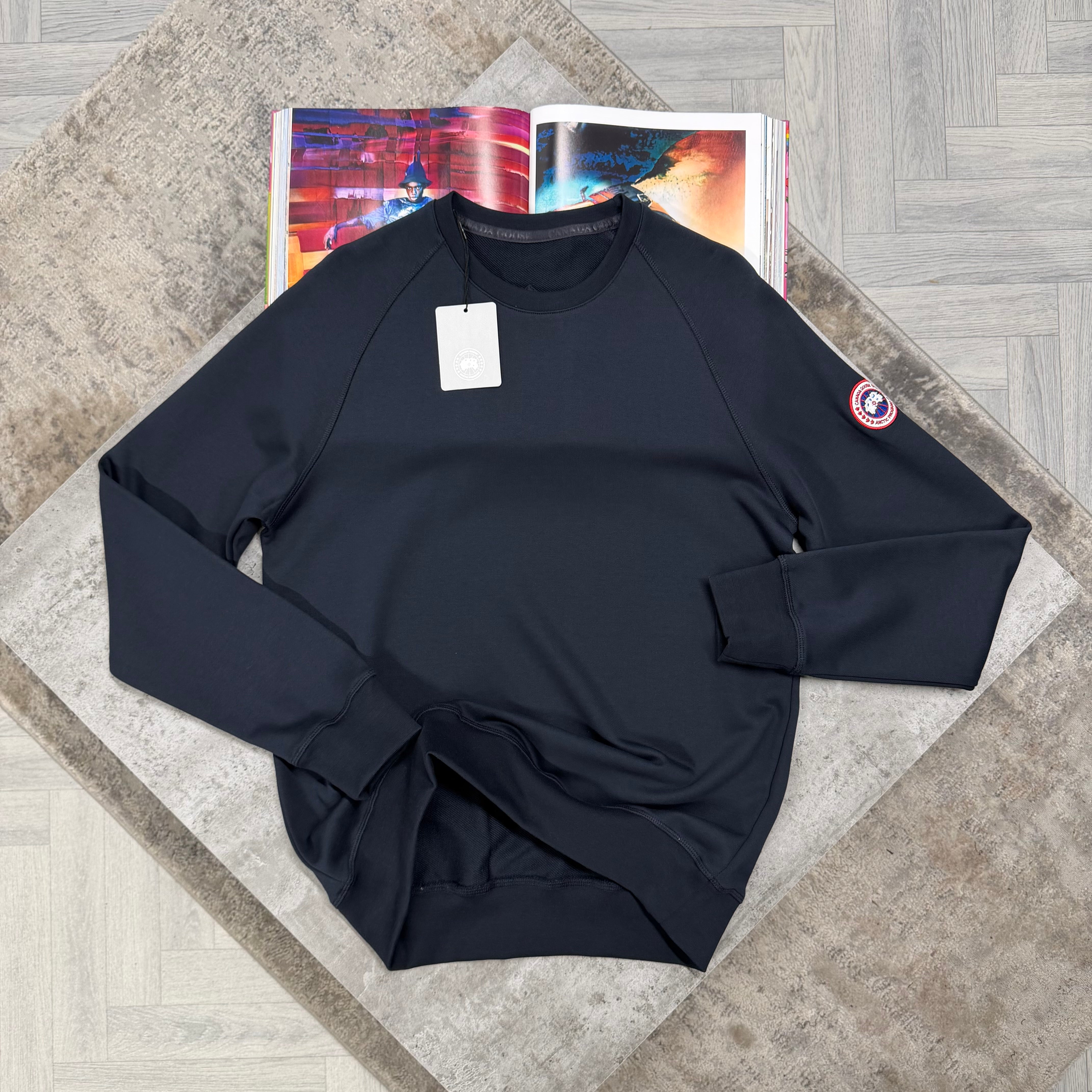 CG CREWNECK JUMPER - NAVY