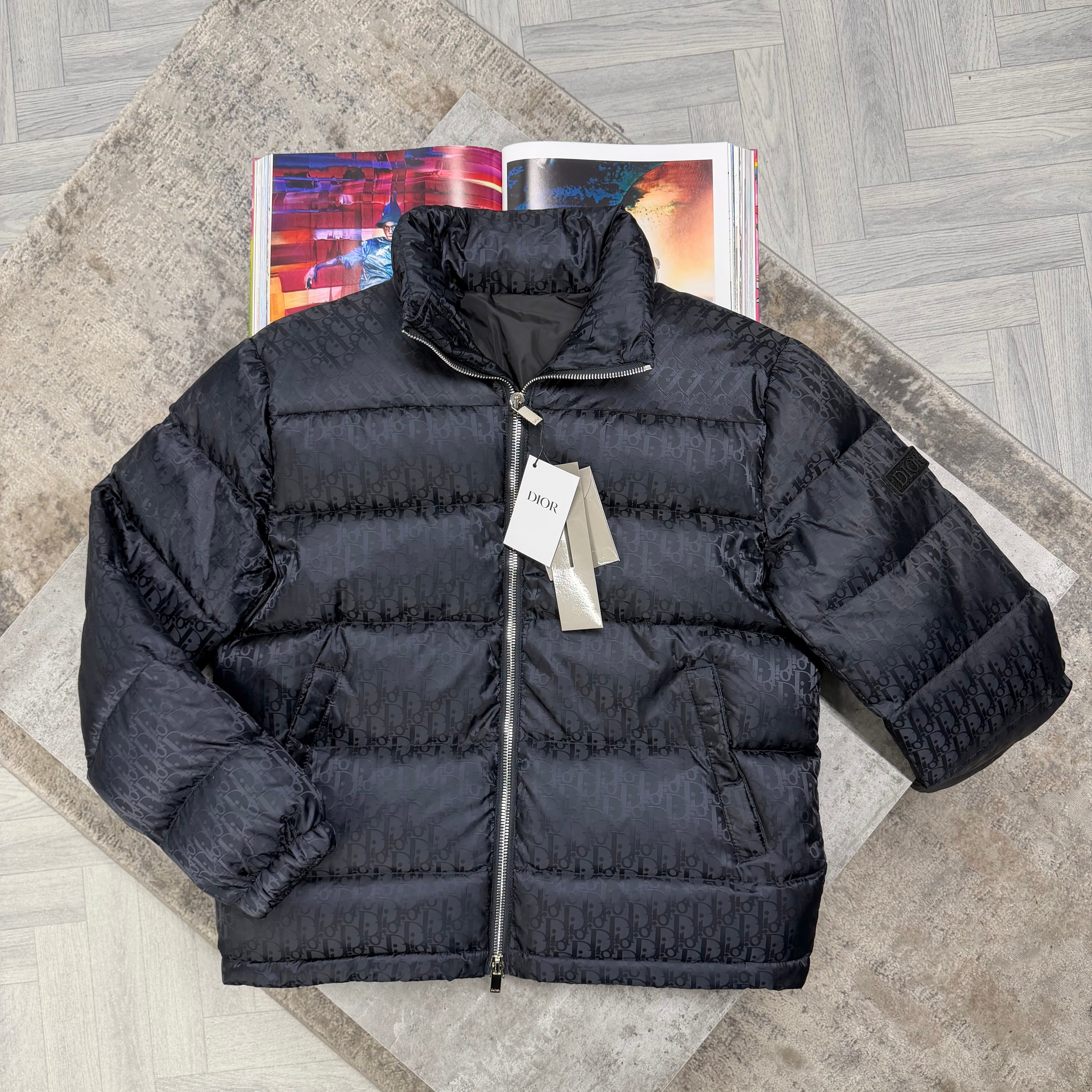 CD OBLIQUE COAT - NAVY