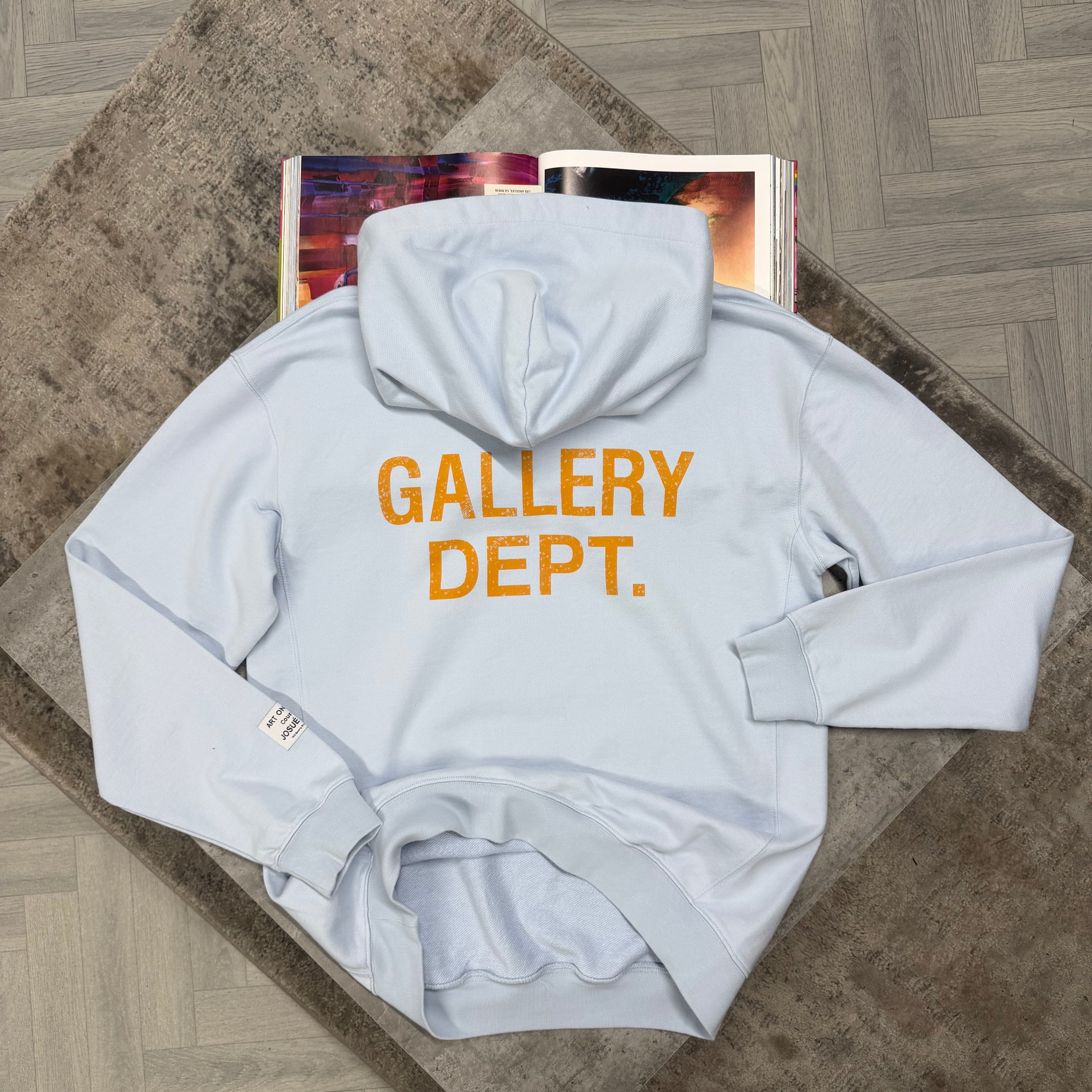 GD OVERSIZED LOGO HOODIE - SKY BLUE