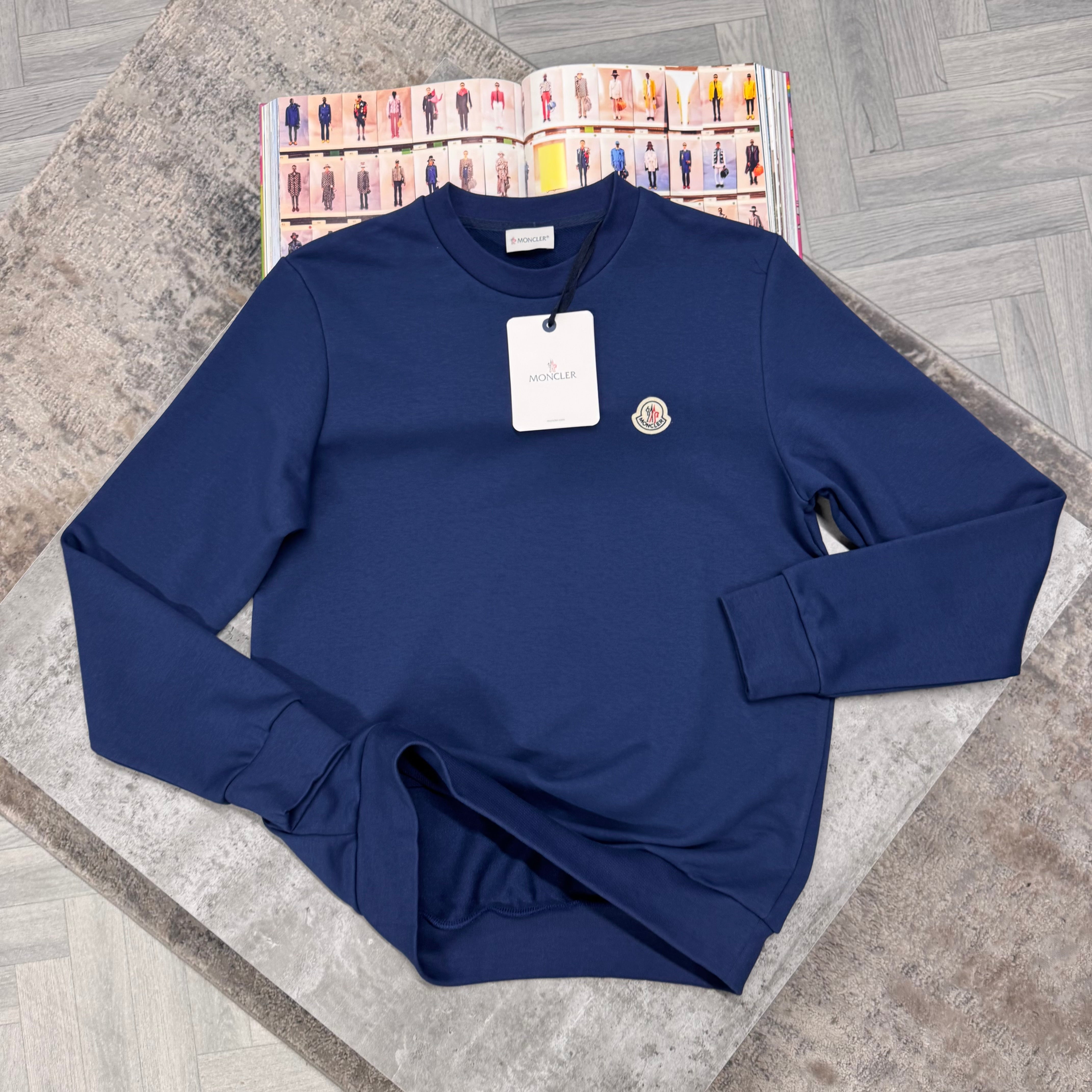 MNCLR CREWNECK JUMPER - INDIGO