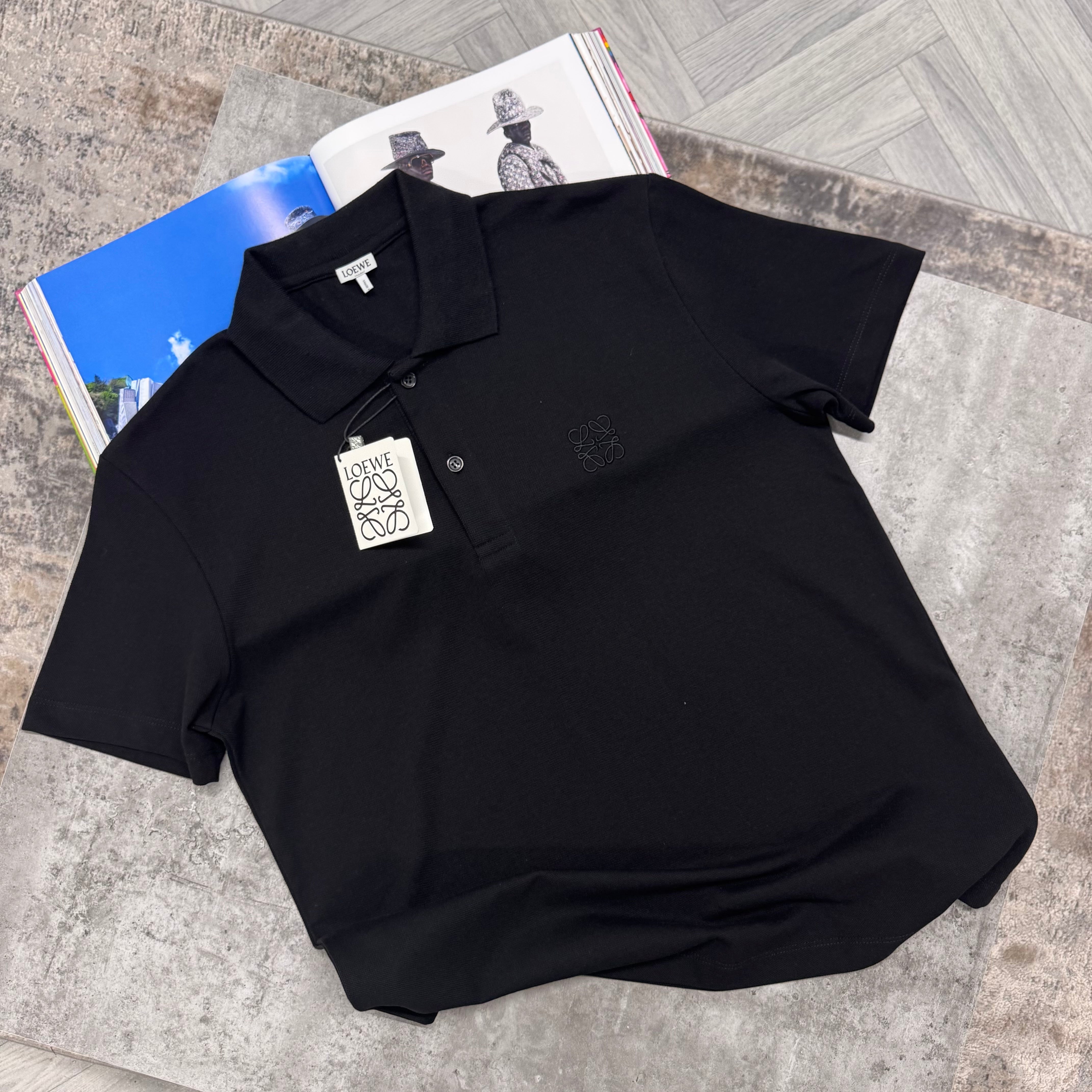 LWE LOGO POLO - BLACK