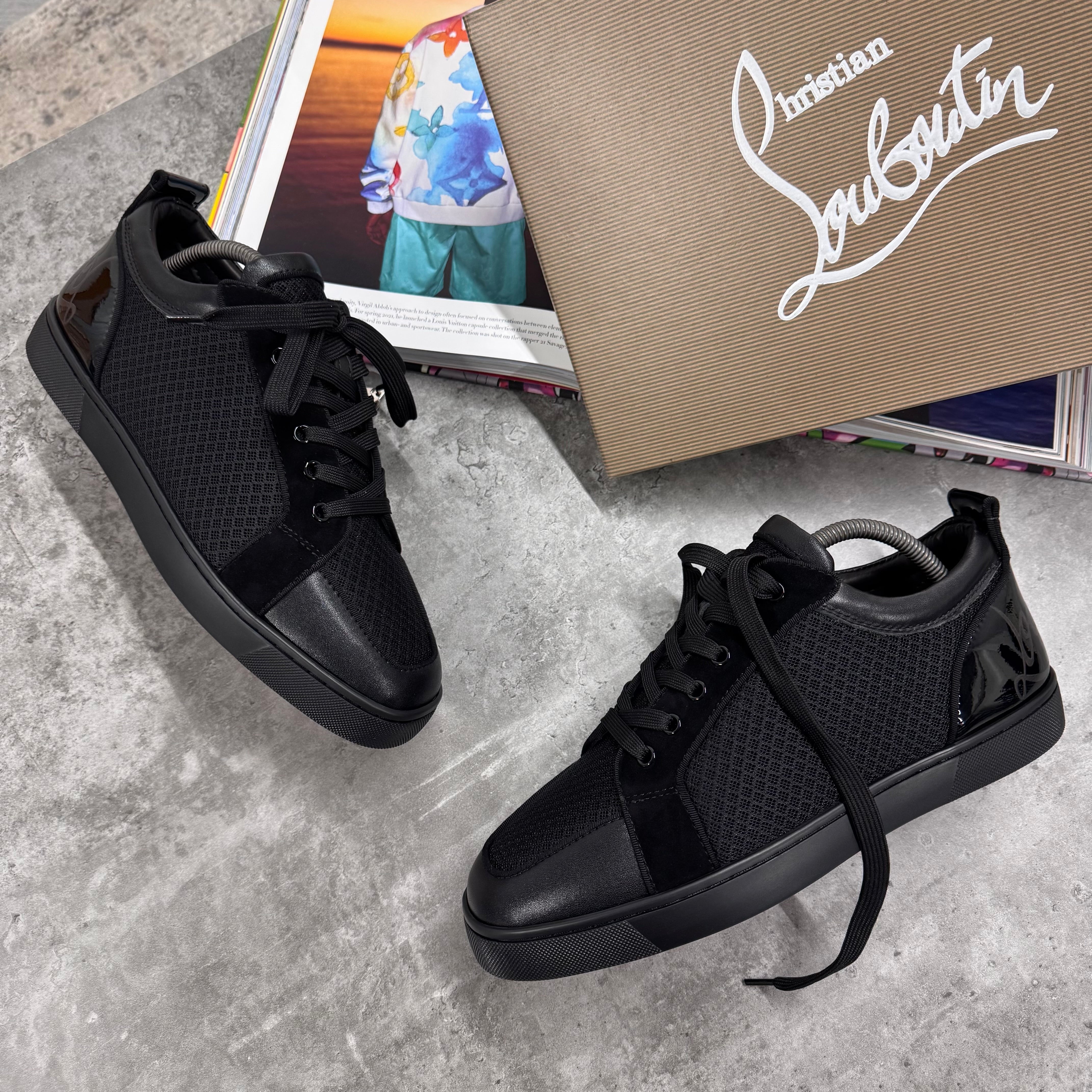 LOUB TRAINERS - BLACK (PRE ORDER )