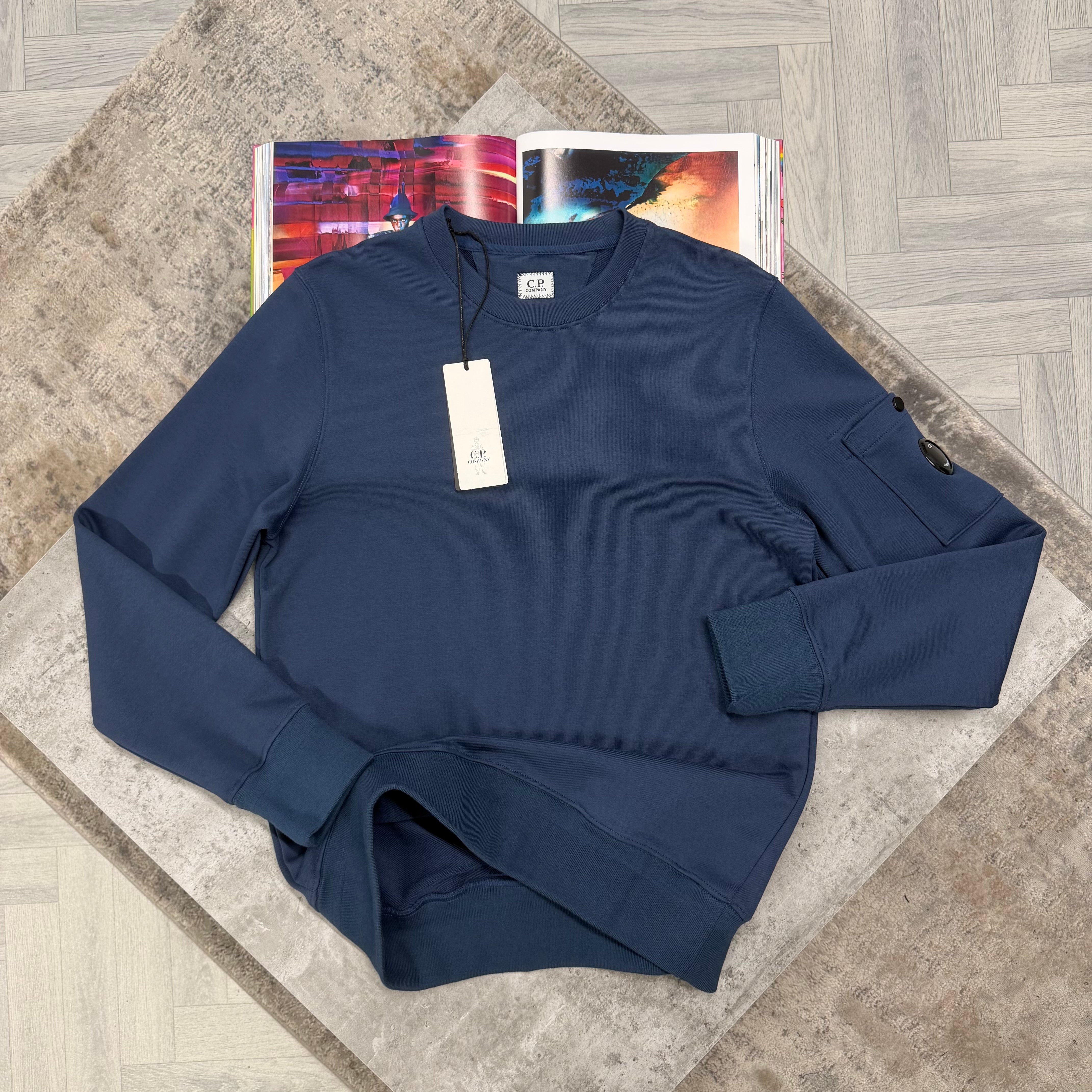 CP CREWNECK JUMPER - INDIGO