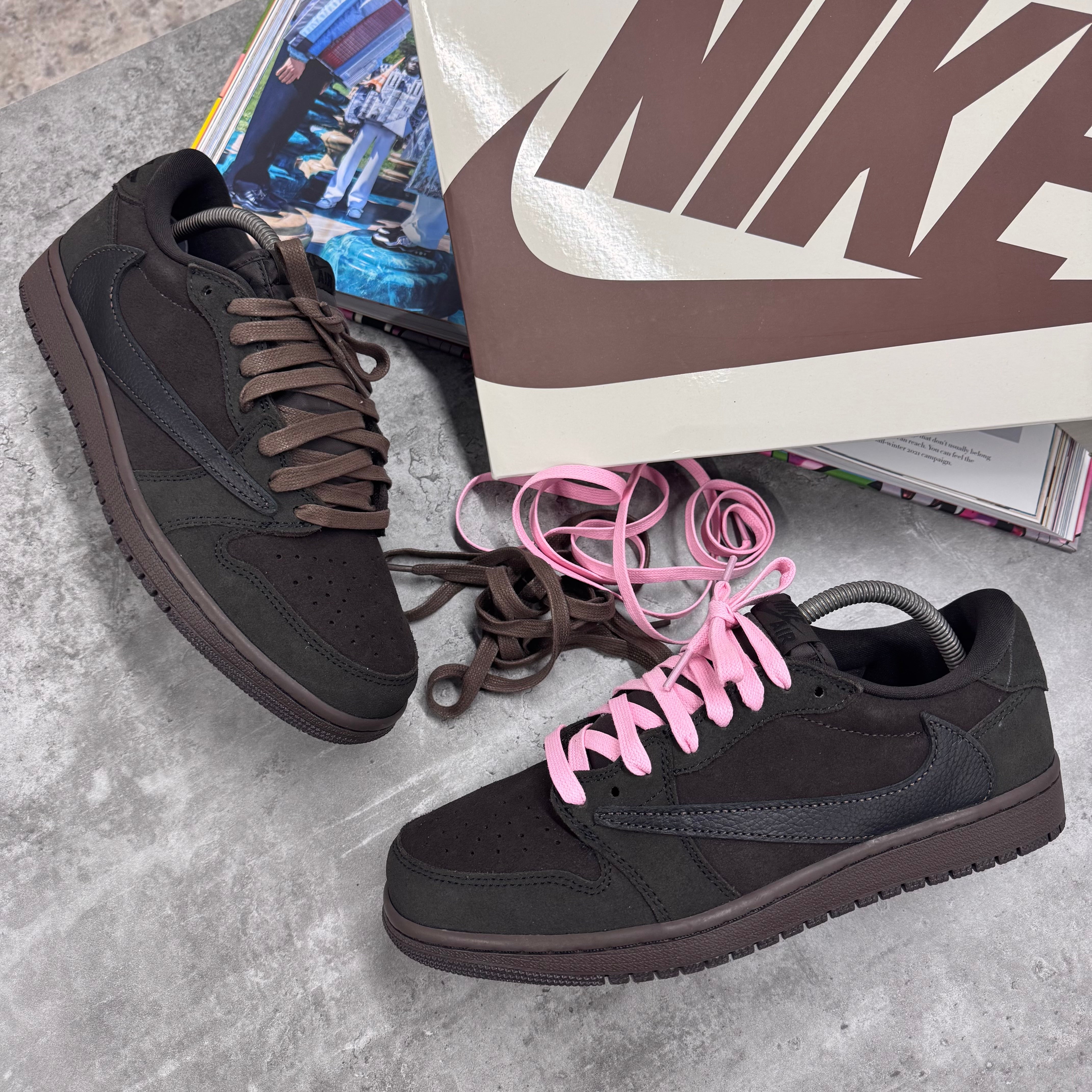 NI X TS JORDAN 1 - VELVET BROWN
