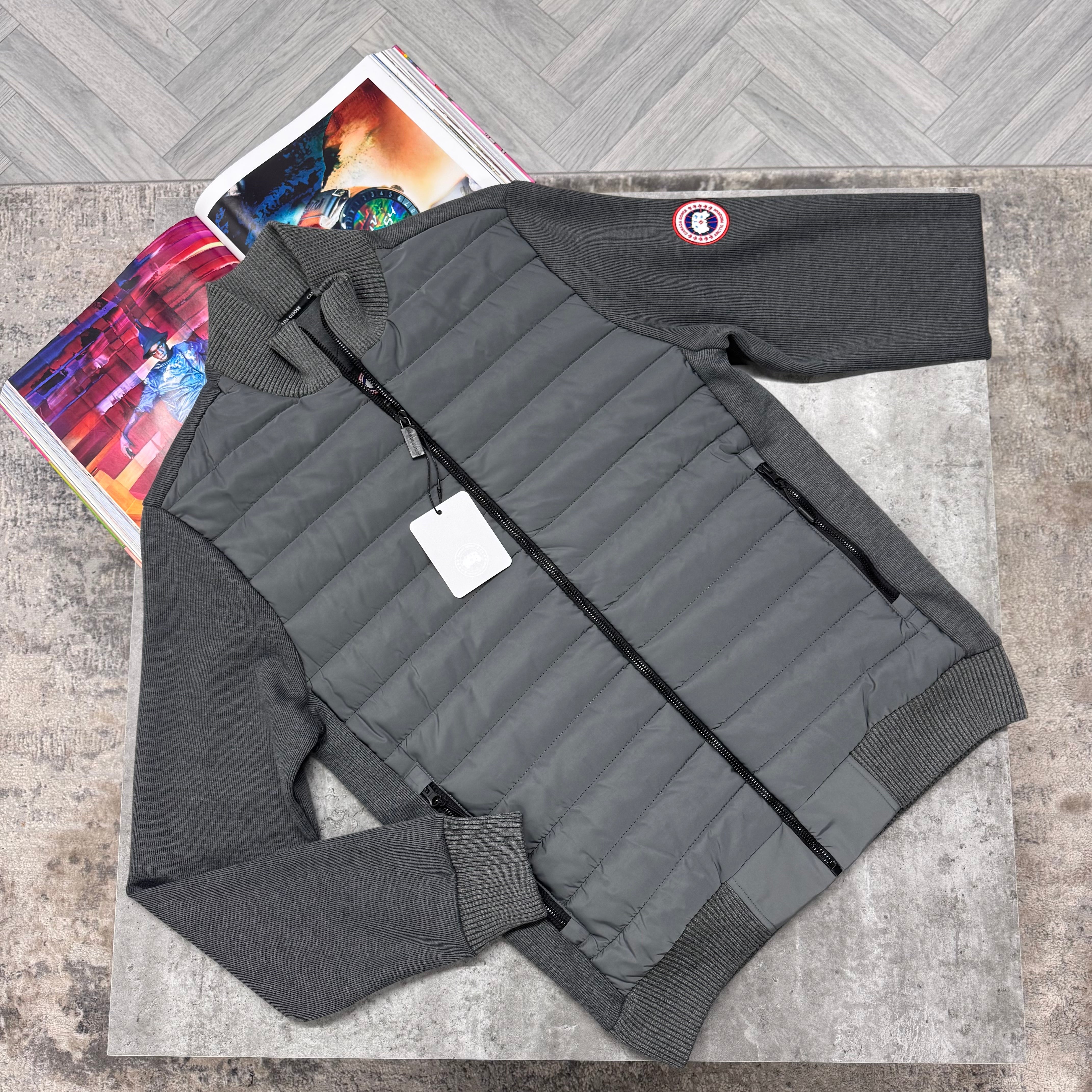 CG HYBRIDGE HURON ZIP JACKET - GREY