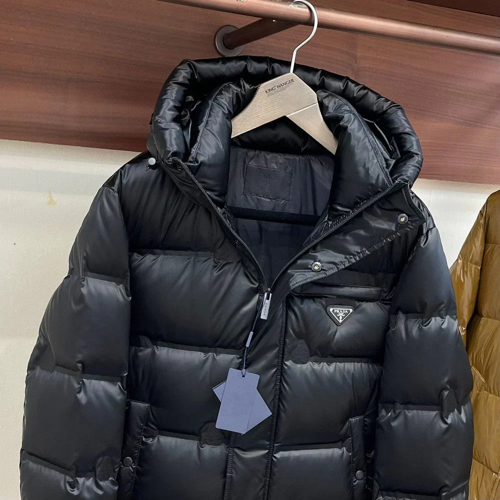 (PRE ORDER) PDA PUFFER COAT - BLACK