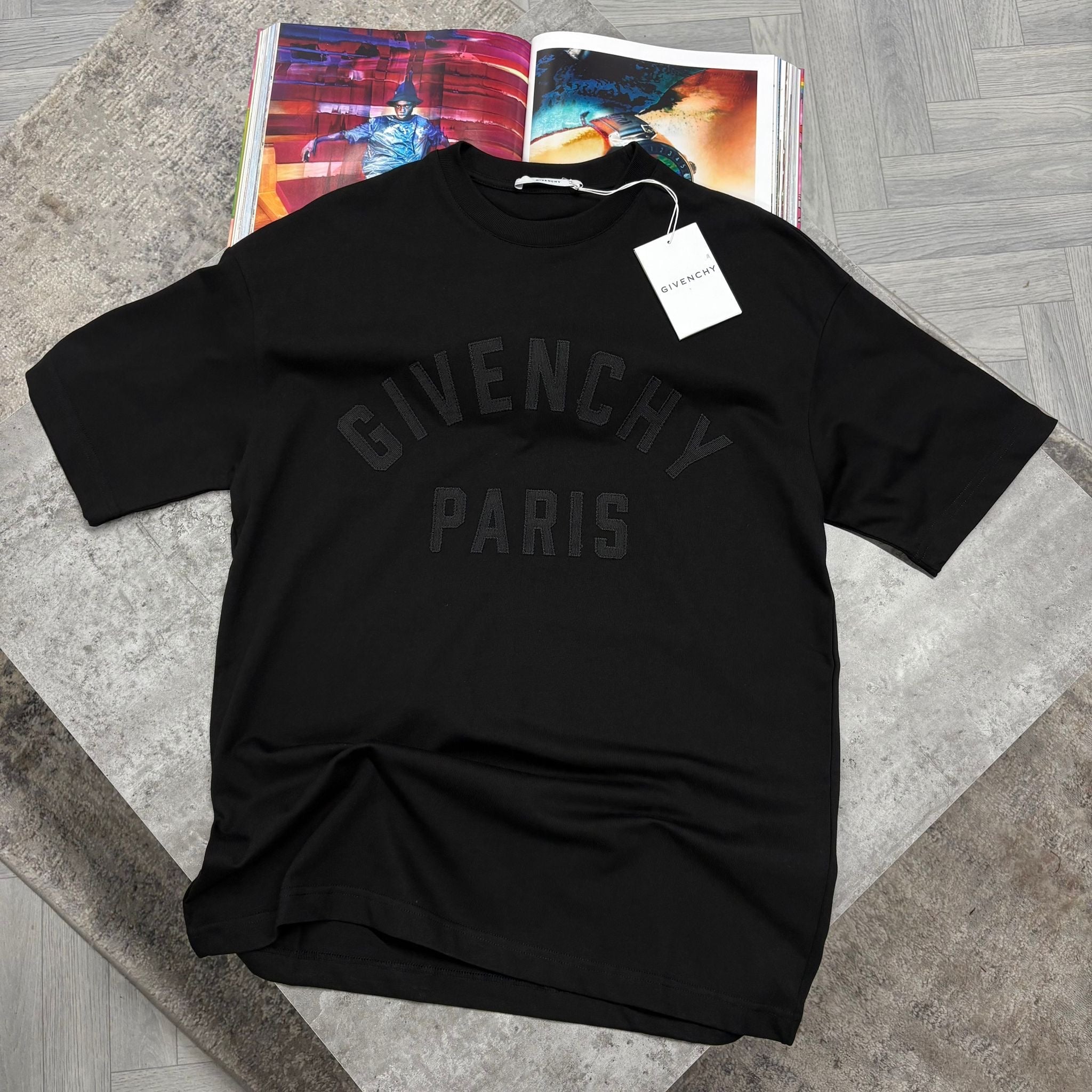 GIV PARIS T SHIRT - BLACK