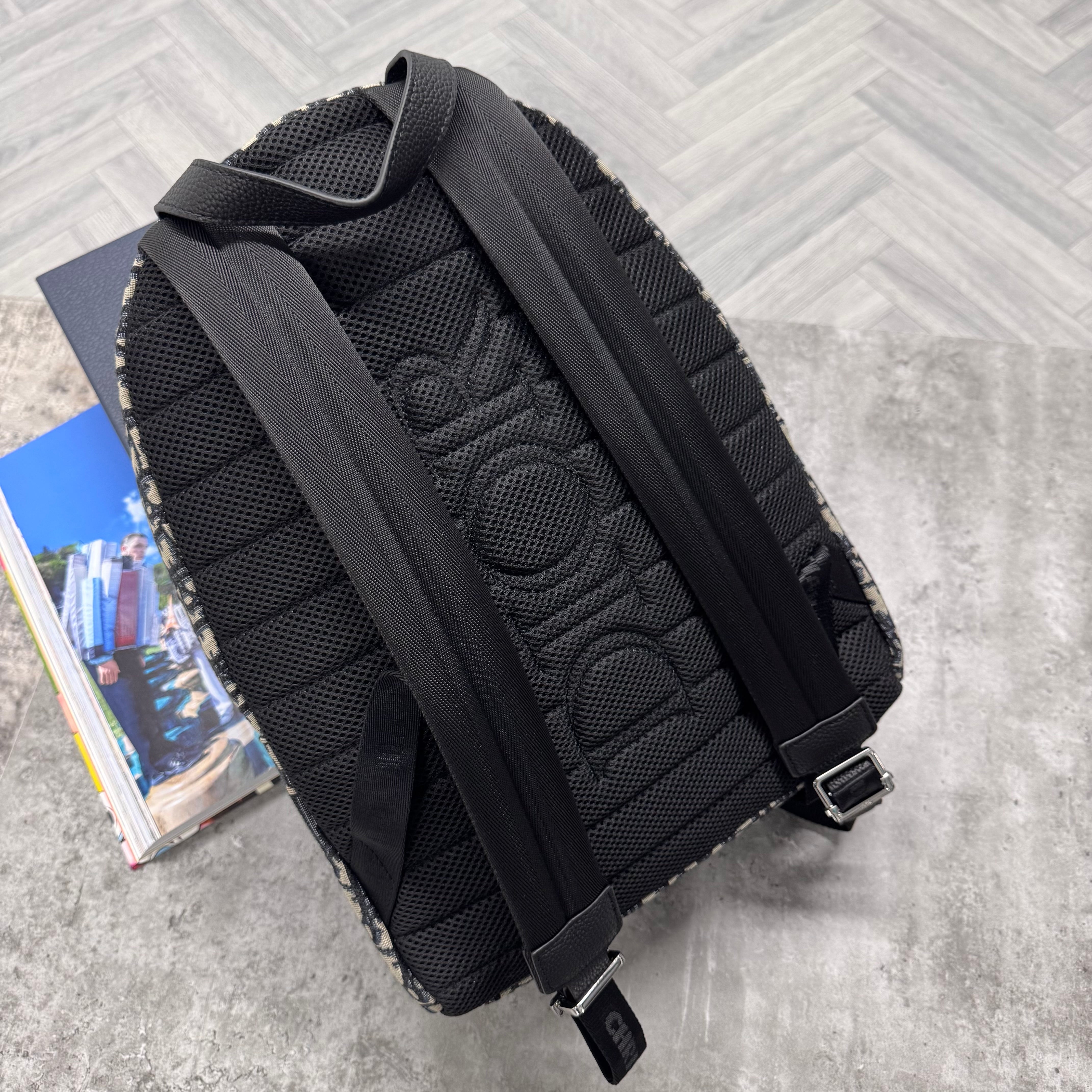 CD OBLIQUE BACKPACK - CREAM