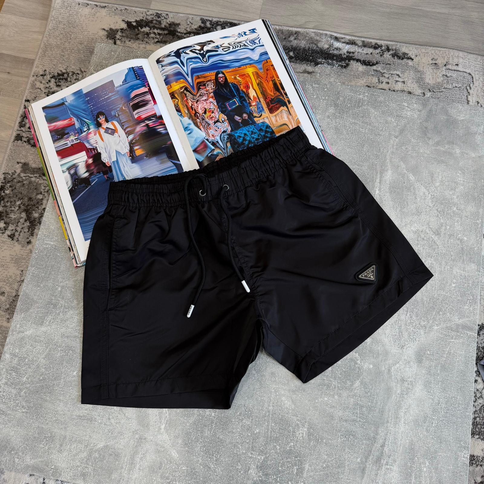 PDA SWIM SHORTS - BLACK