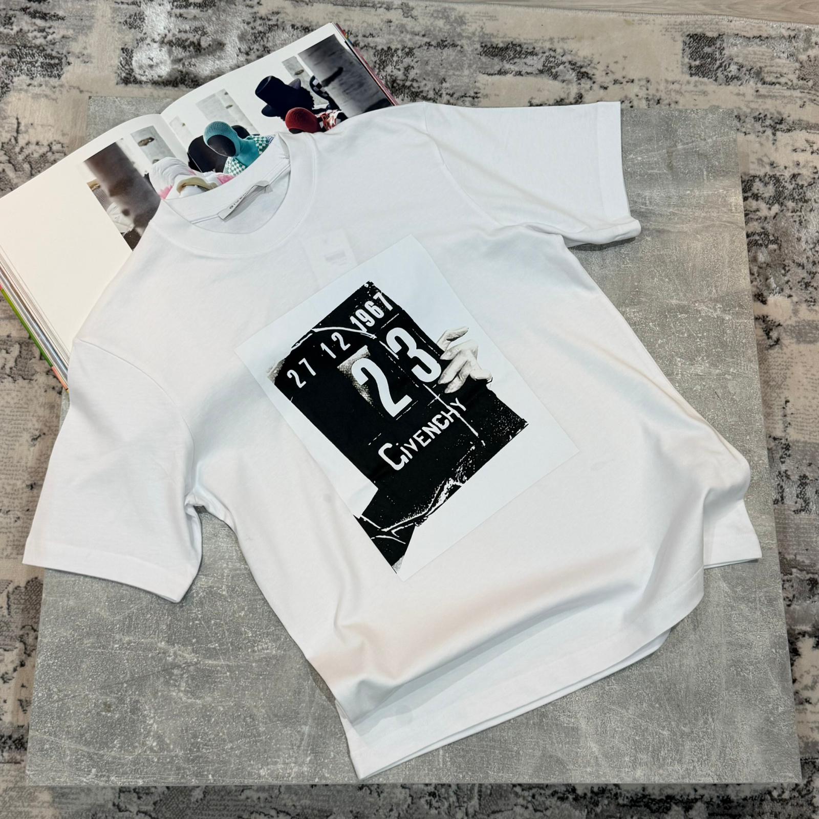 GIV LOGO T-SHIRT - WHITE