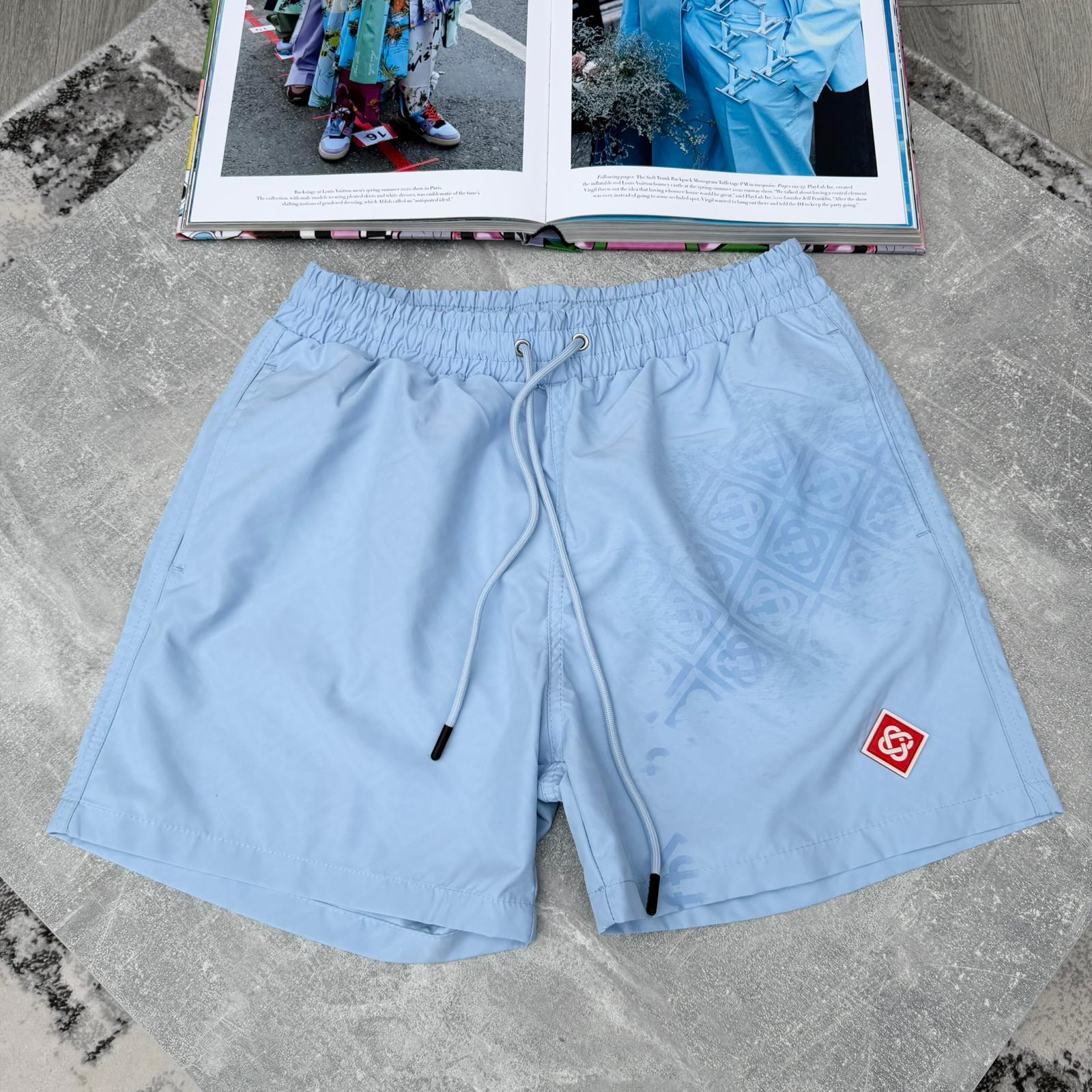 CASA LOGO SHORTS - BLUE