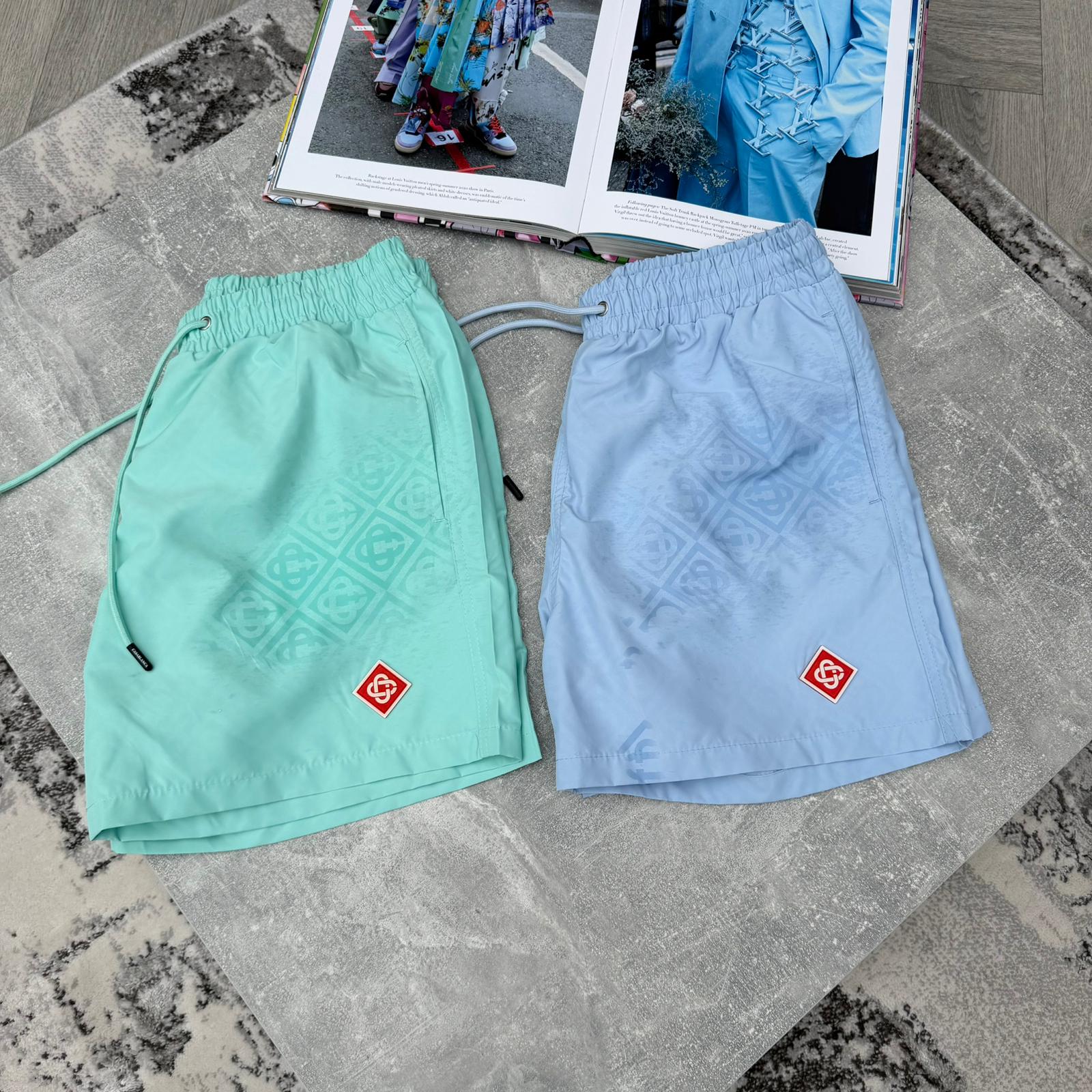 CASA LOGO SHORTS - BLUE