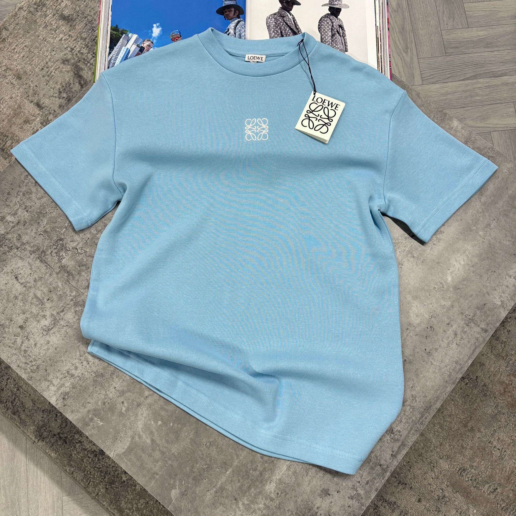 LWE LOGO T SHIRT - BLUE