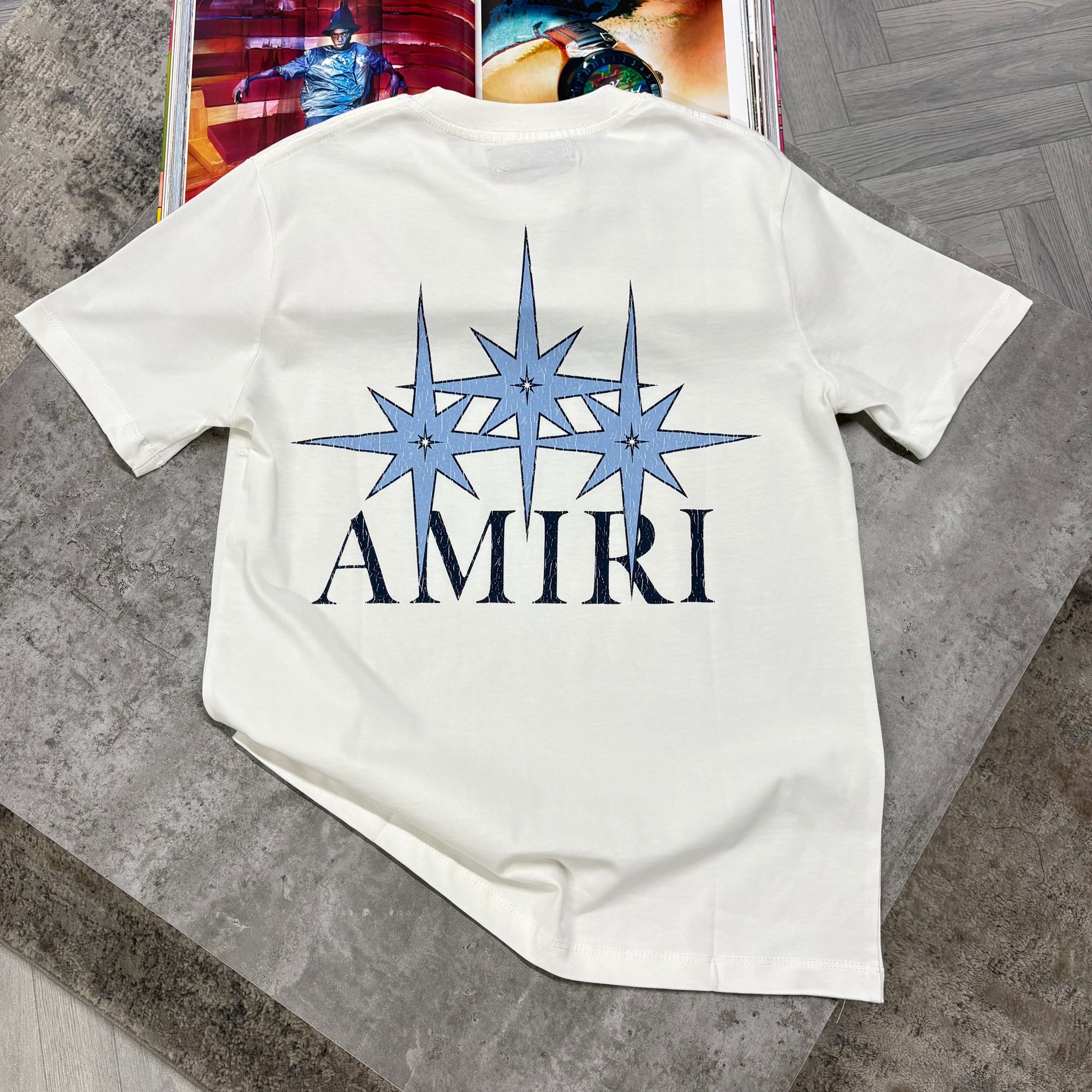 AMI Starburst T-shirt - WHITE