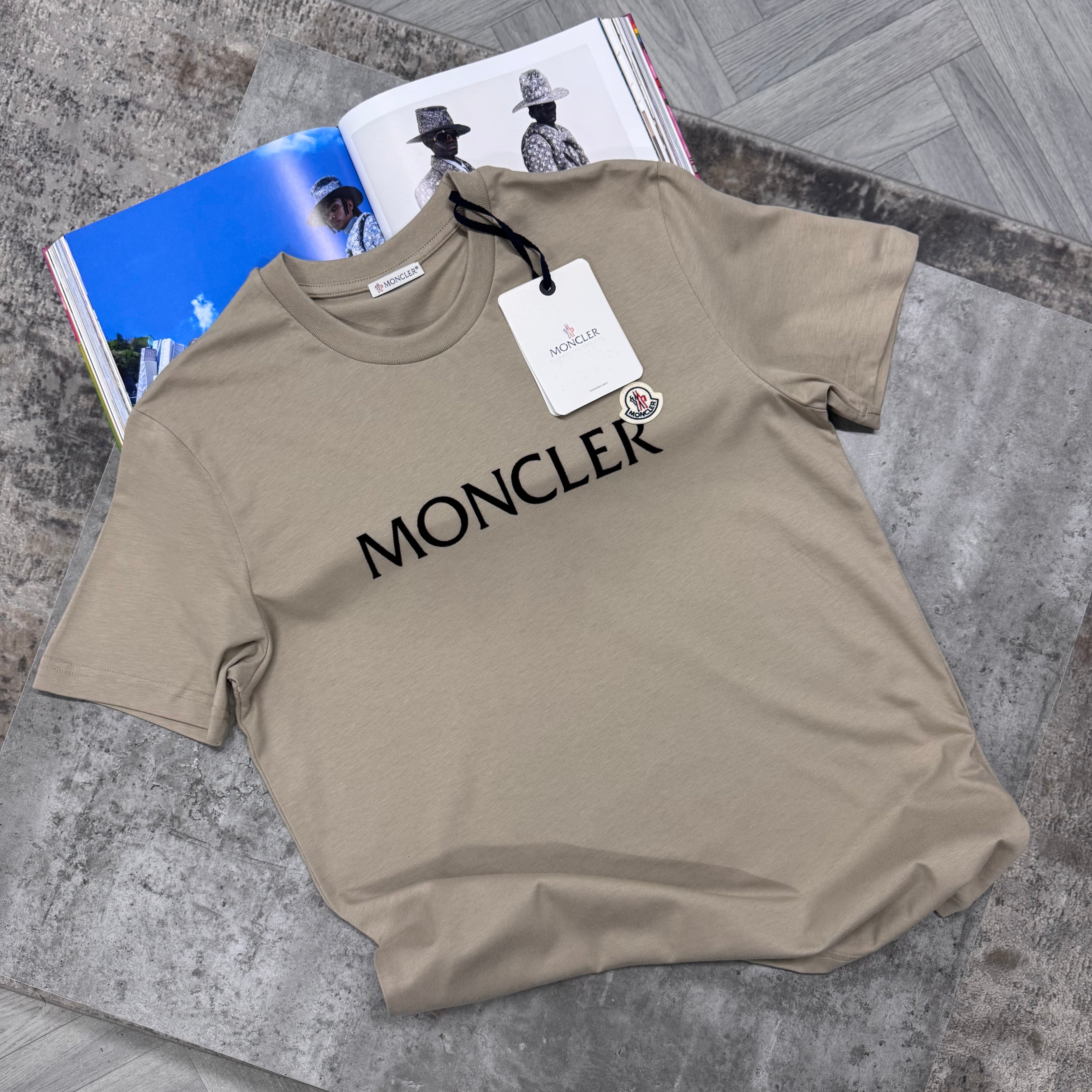 MNCLR LOGO T SHIRT - BEIGE