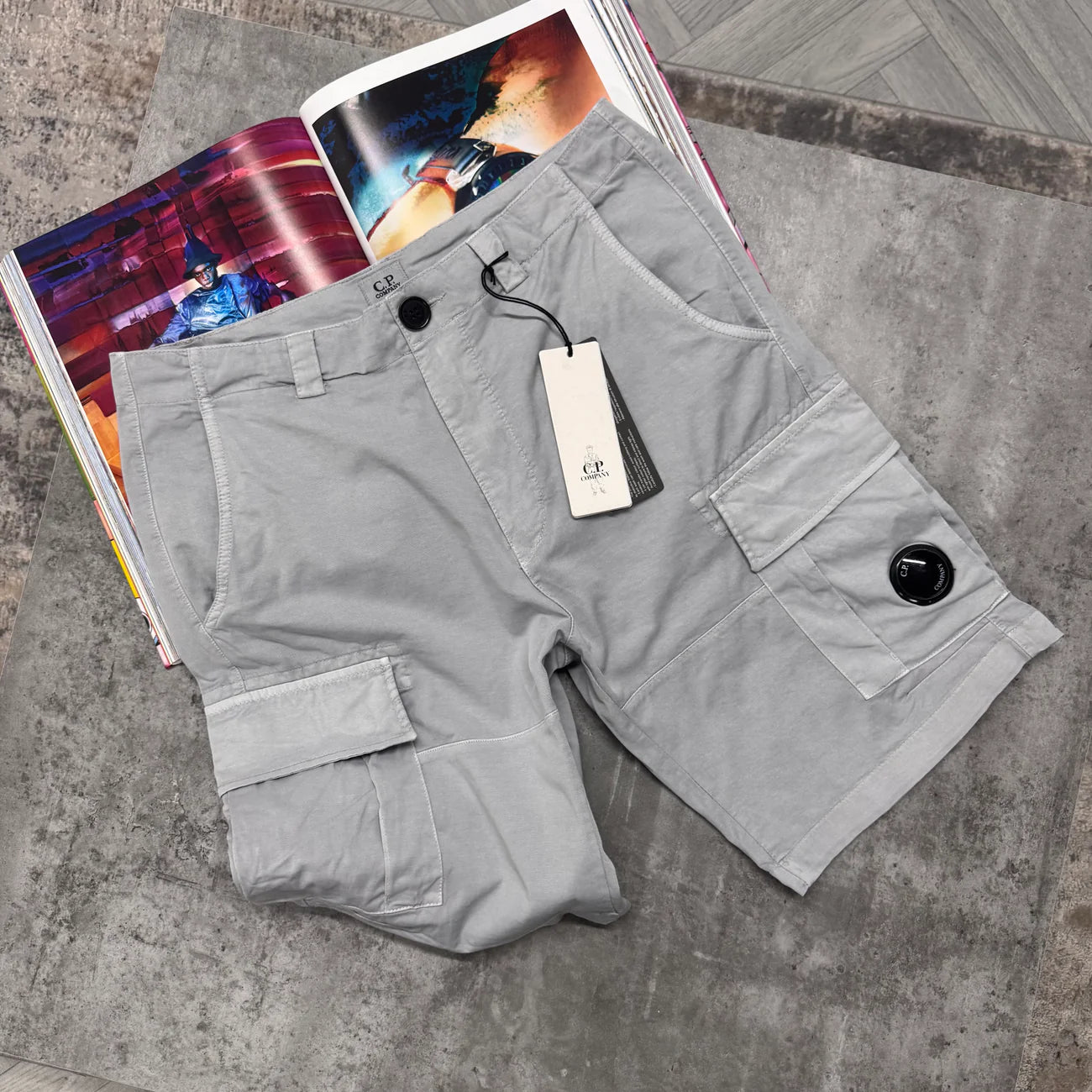 CP CARGO SHORTS - GREY