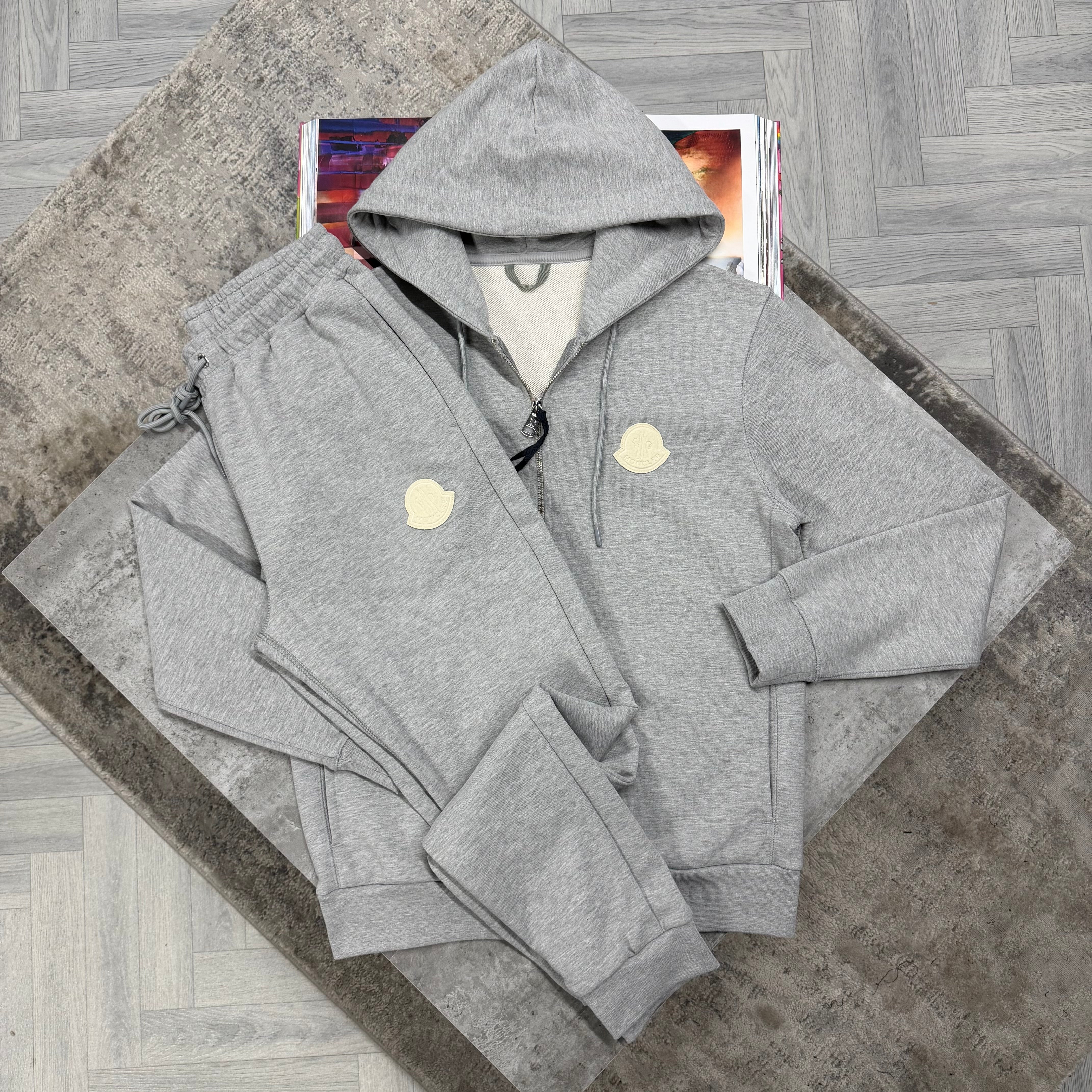 MNCLR FULL ZIP TRACKSUIT - GREY