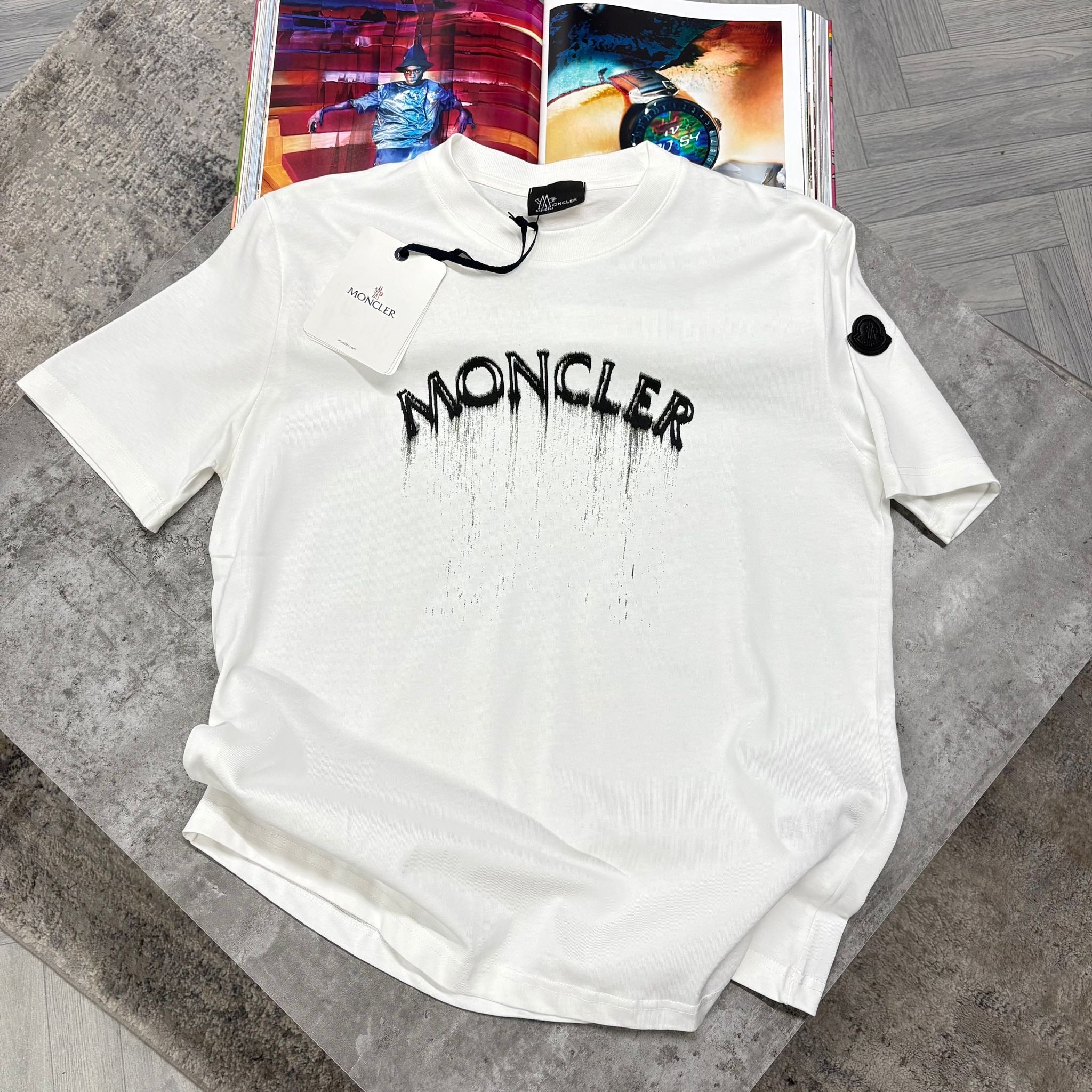 MNCLR DRIP T SHIRT - WHITE