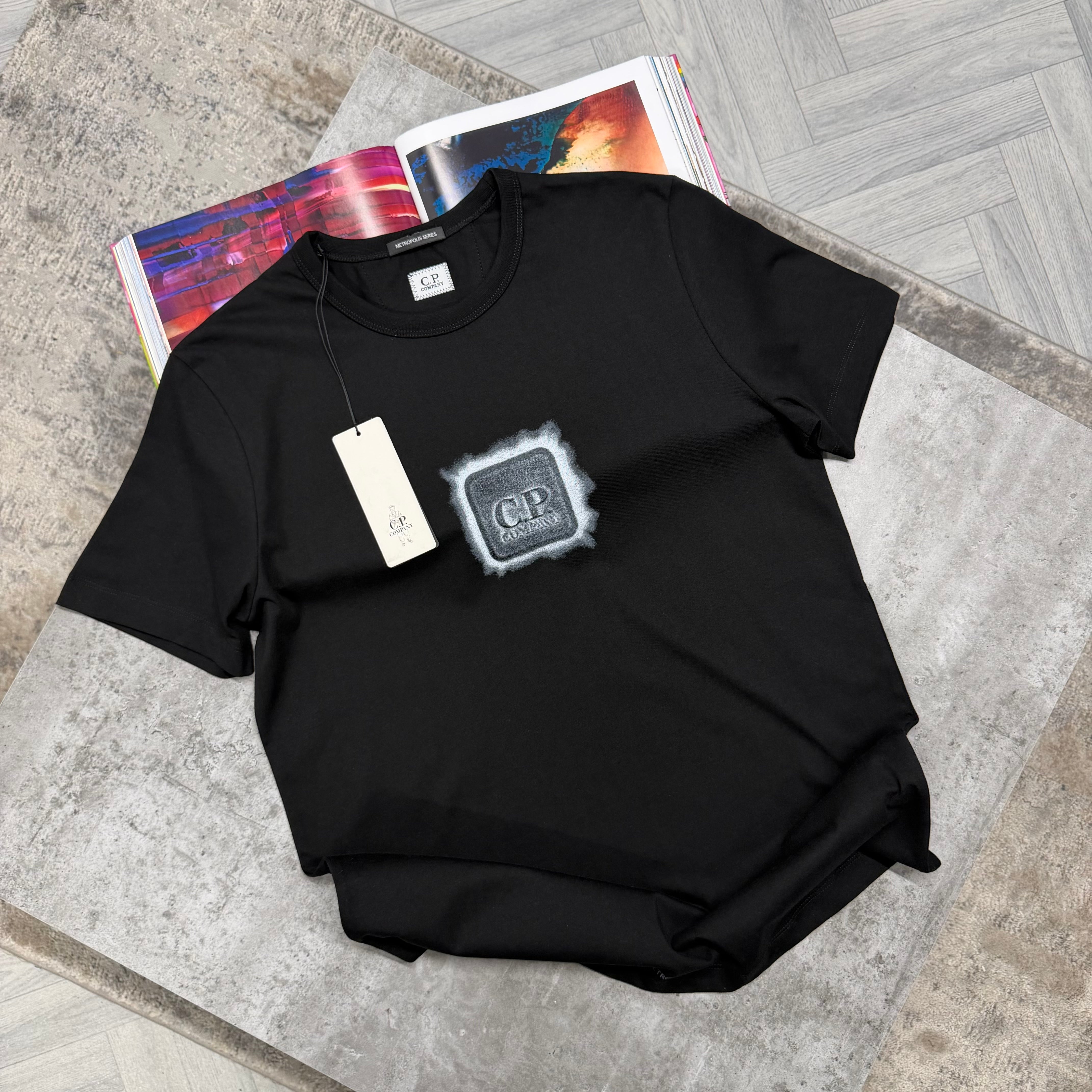 CP LOGO T SHIRT - BLACK