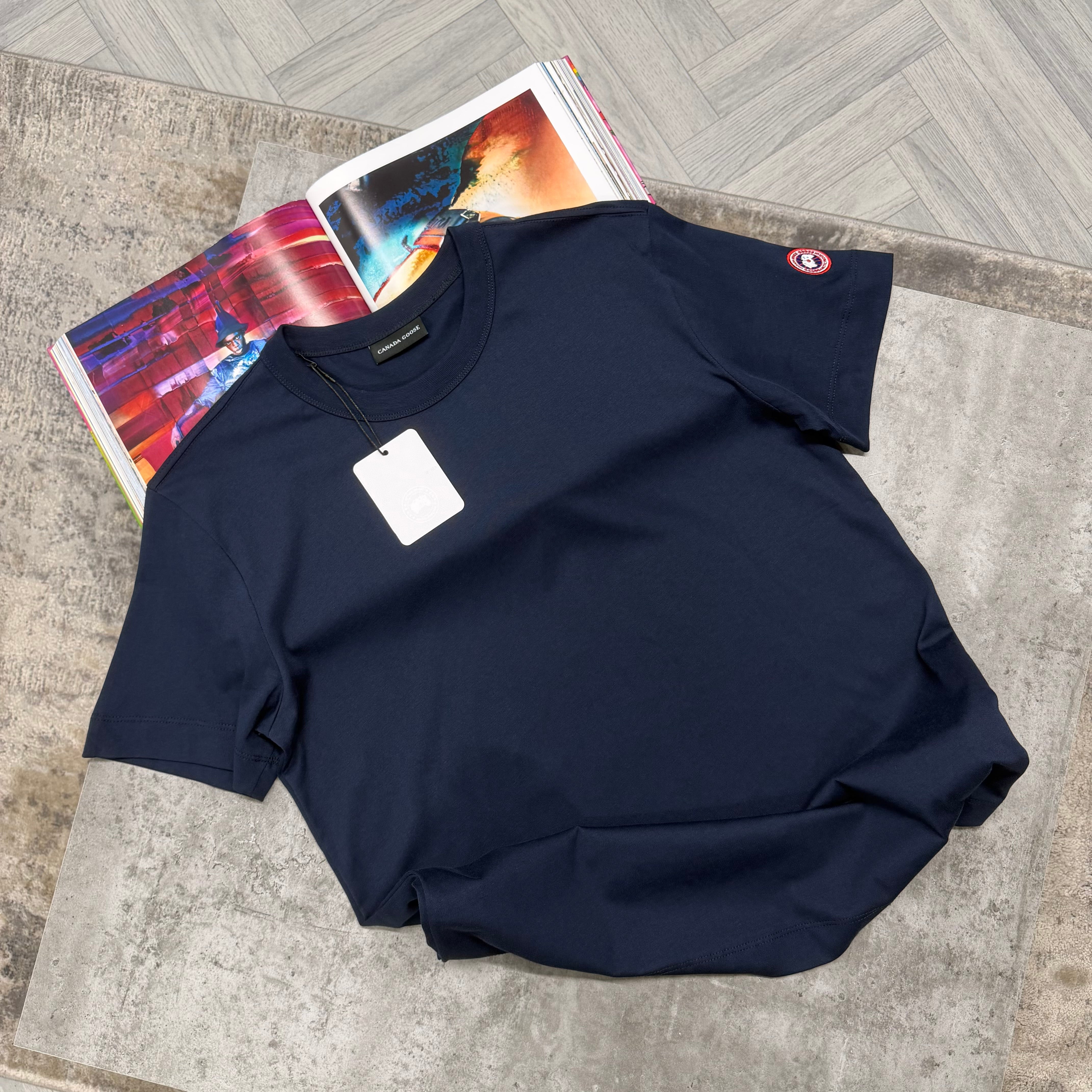 CG LOGO T SHIRT - NAVY