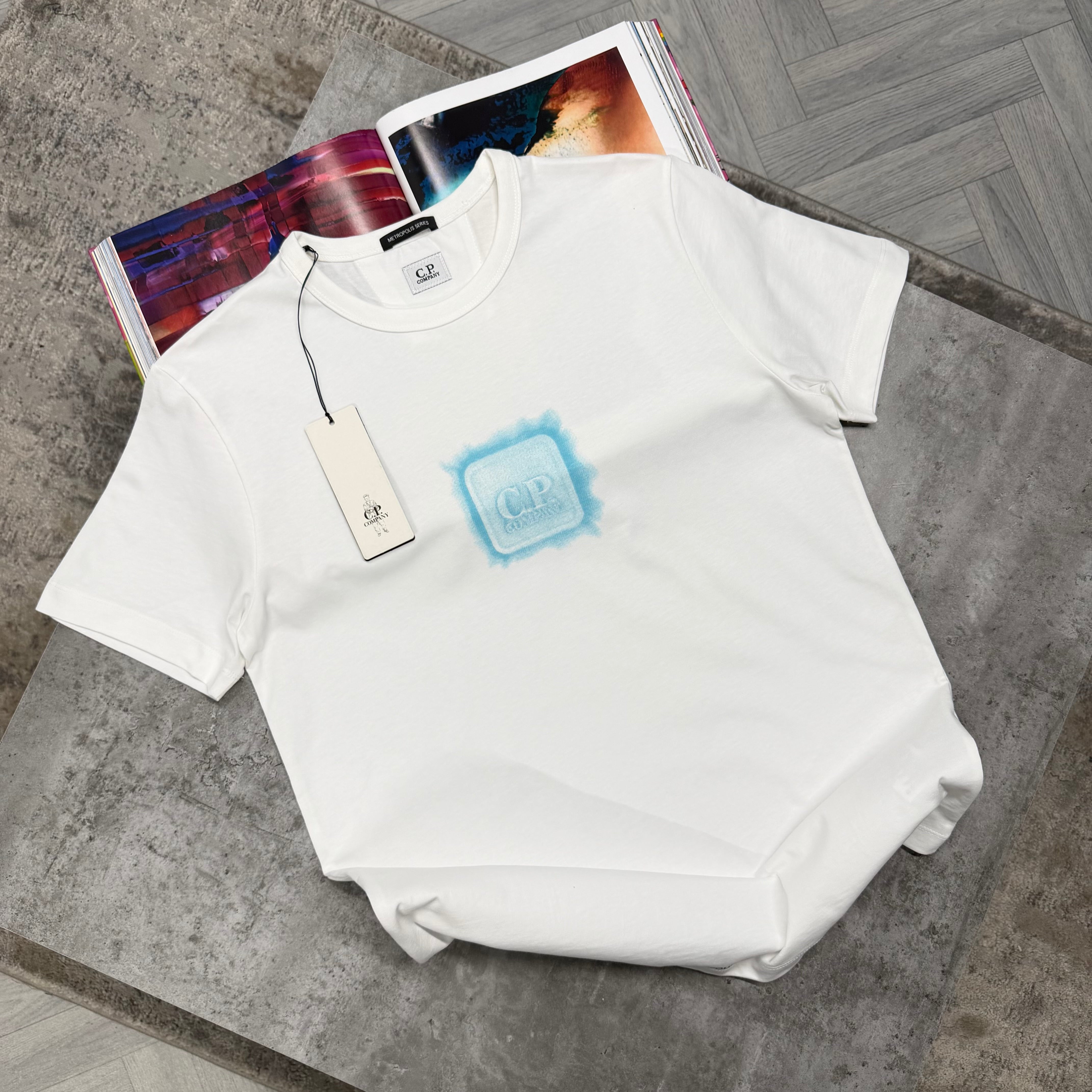 CP LOGO T SHIRT - WHITE