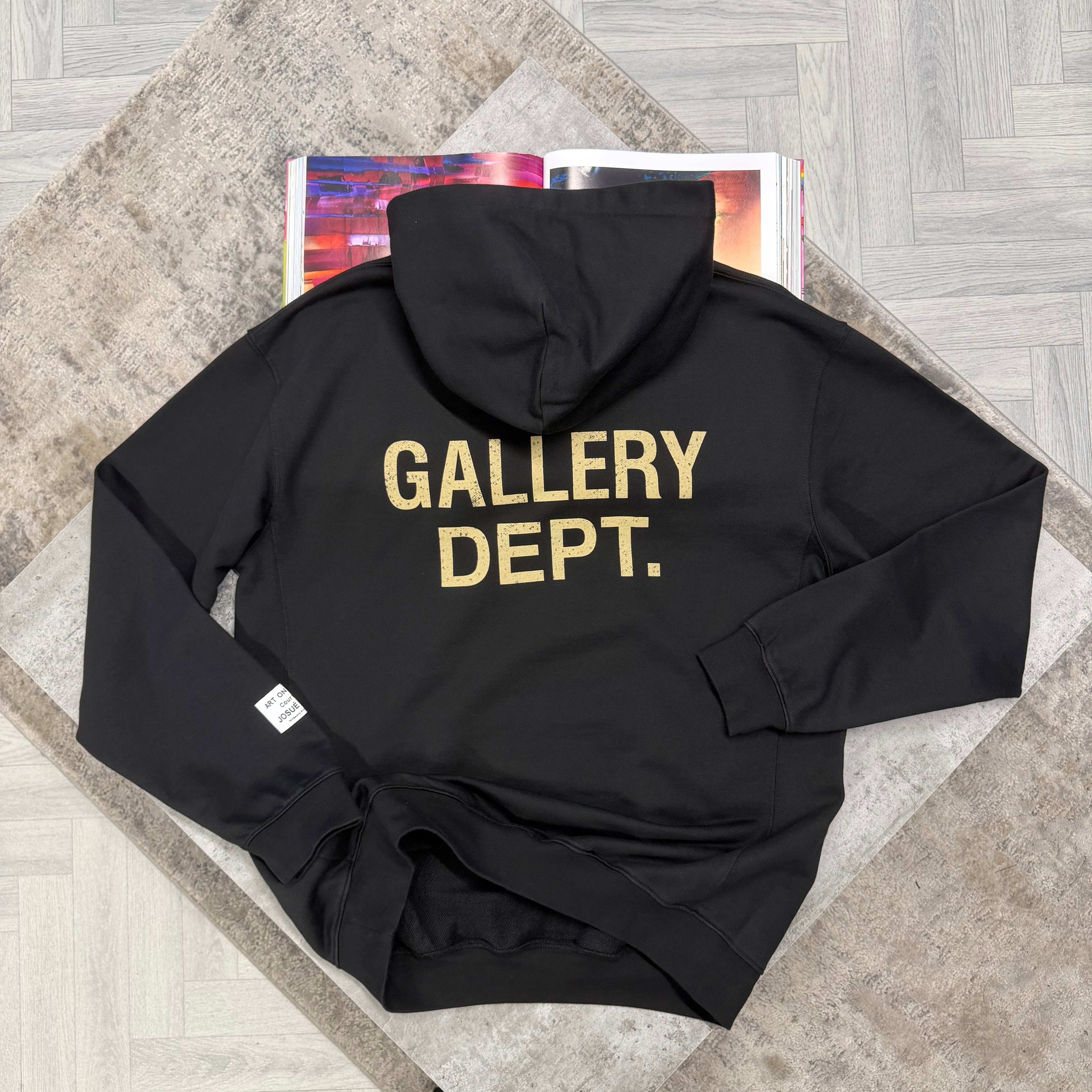 GD OVERSIZED LOGO HOODIE - BLACK