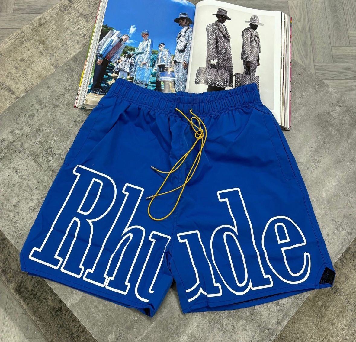 Rhude SWIM SHORT - BLUE