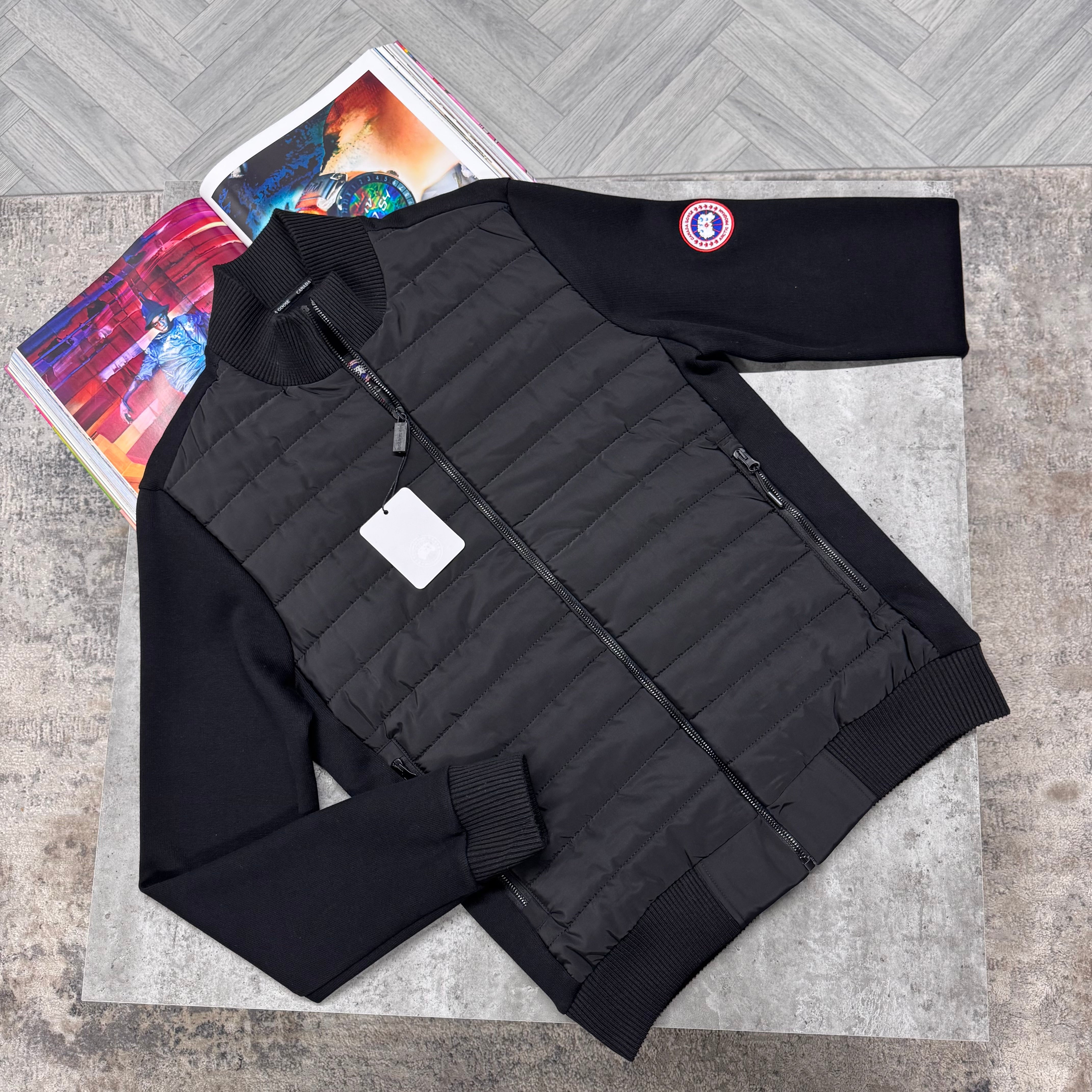 CG HYBRIDGE HURON ZIP JACKET - BLACK