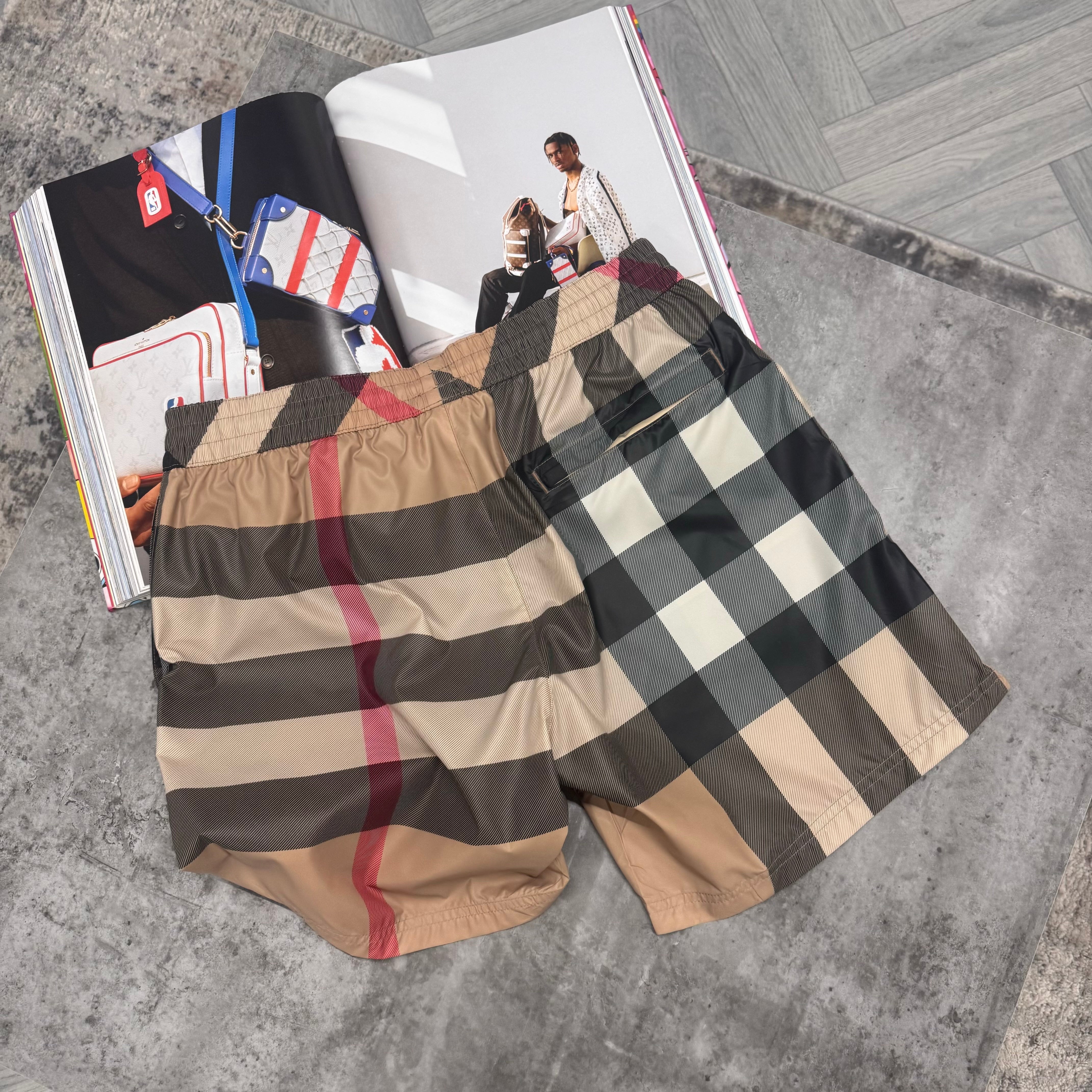 BBR SWIM SHORTS - BROWN