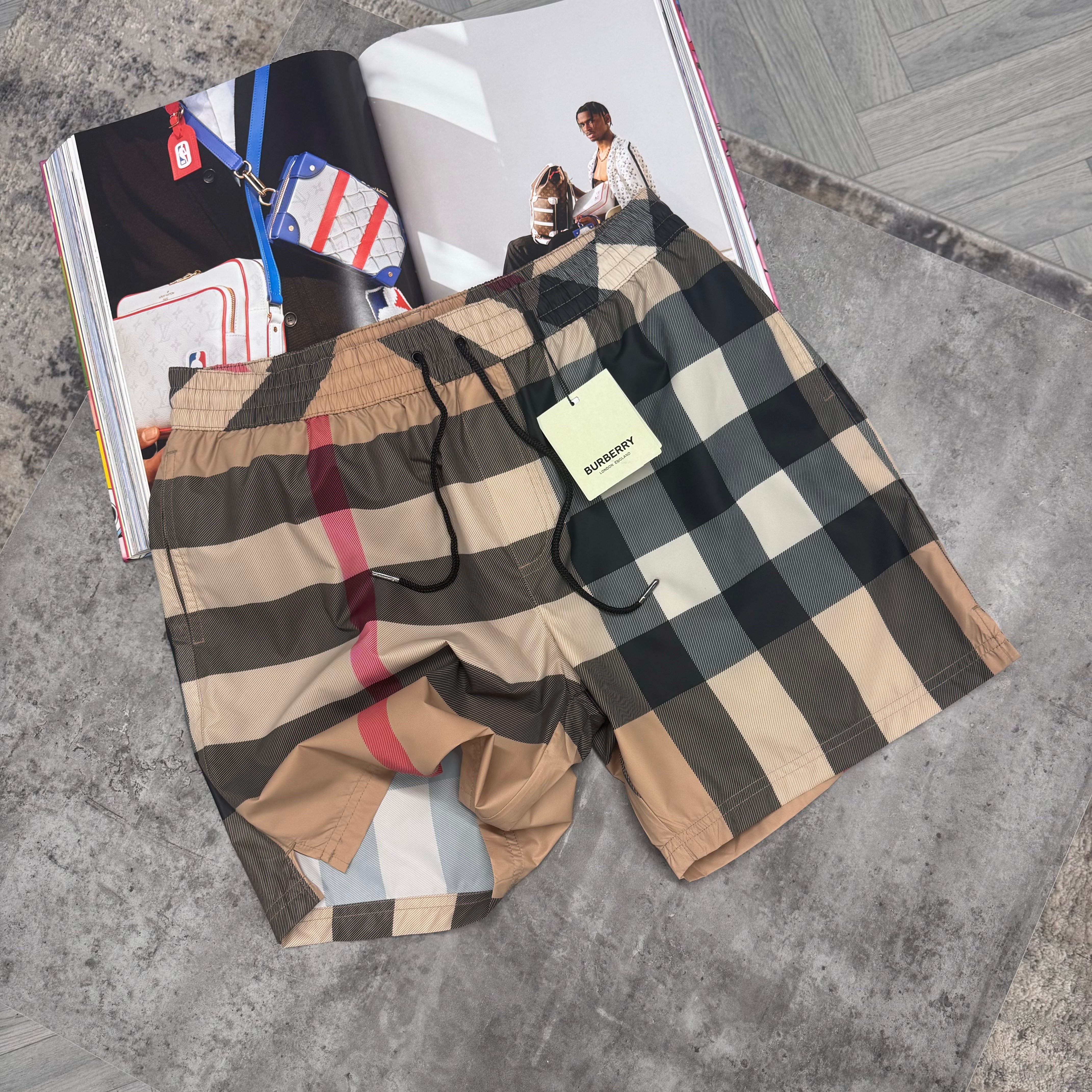 BBR SWIM SHORTS - BROWN