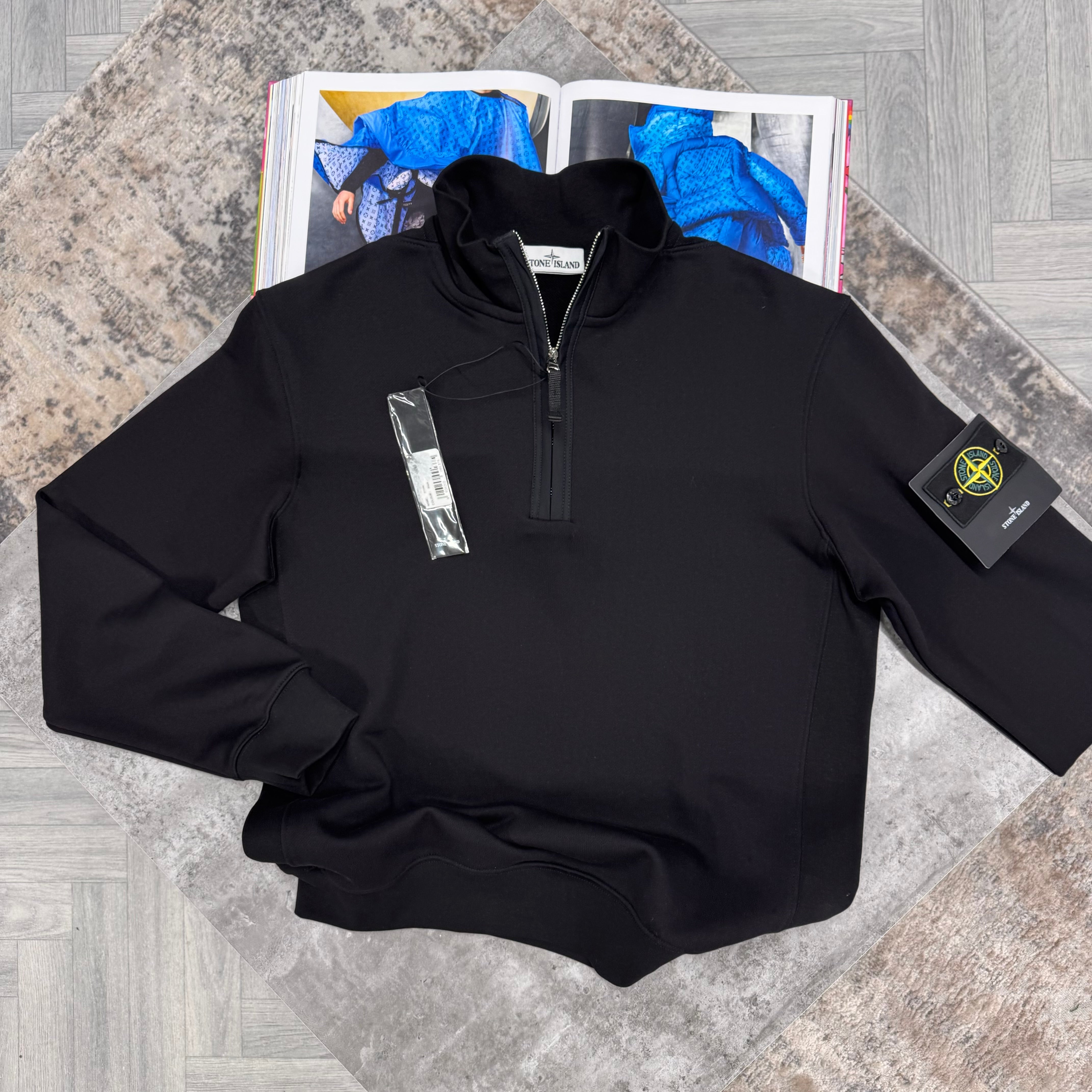 SI HALF ZIP JUMPER - BLACK