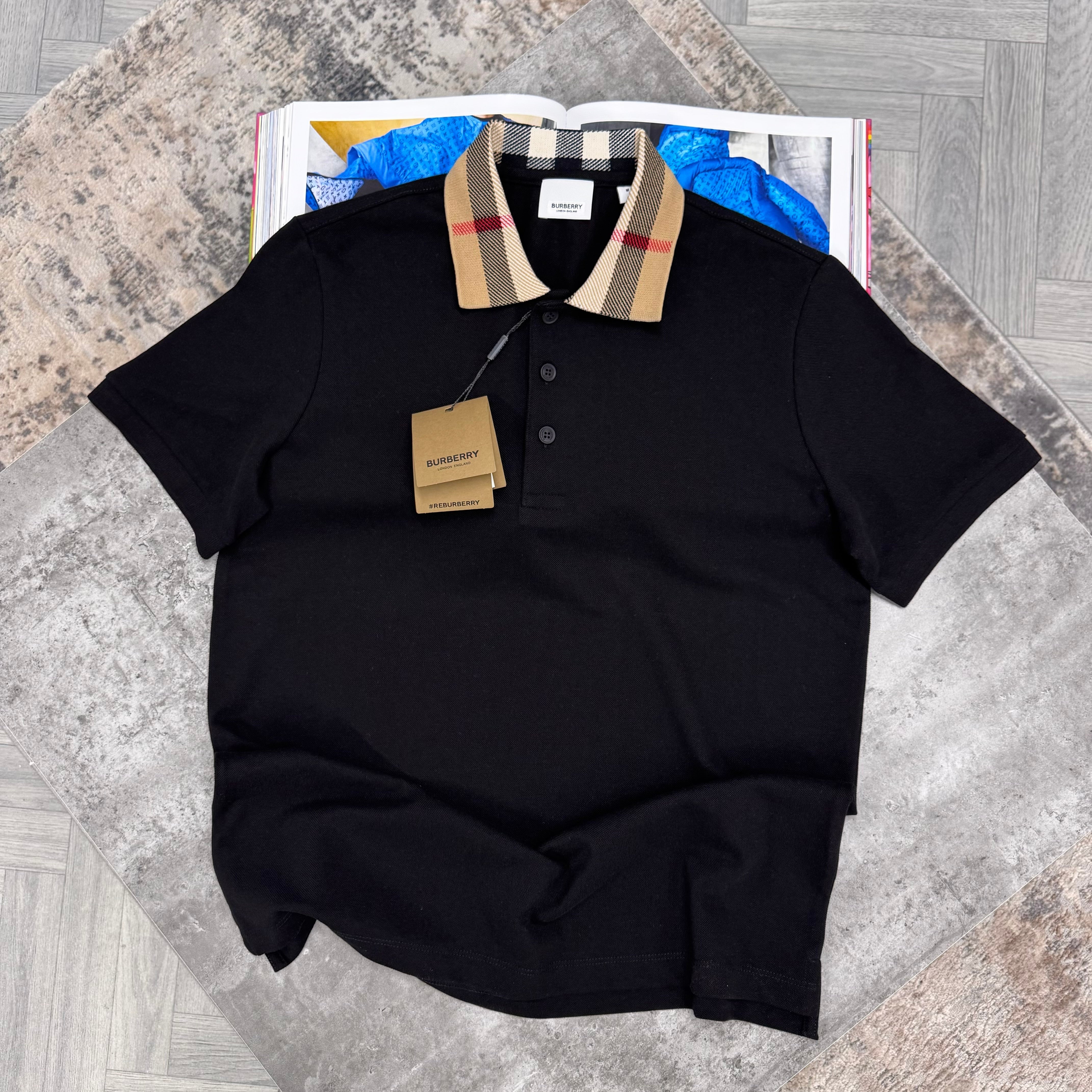 BURB POLO - BLACK (Sale)