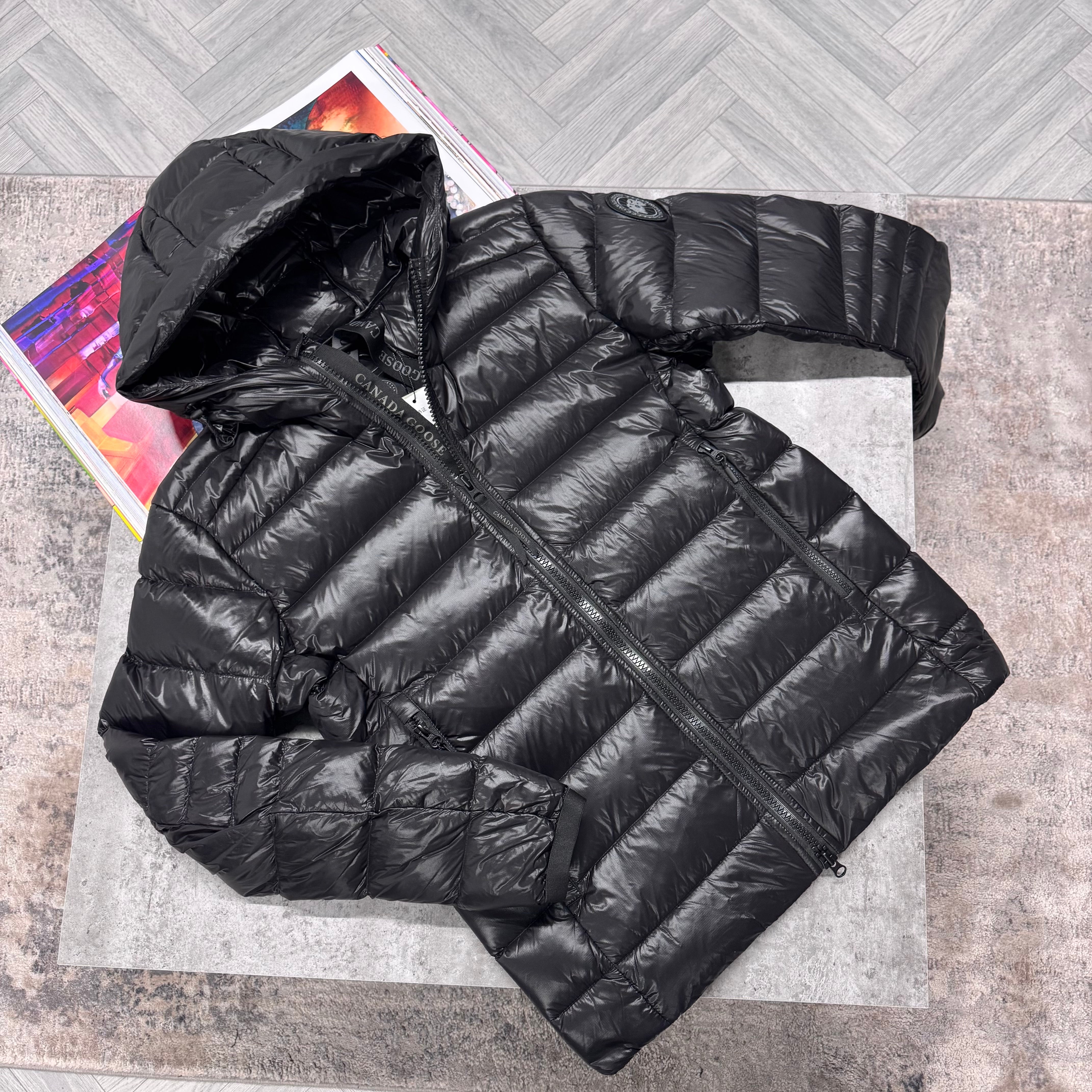 CG CROFTON BLACK BADGE COAT - BLACK