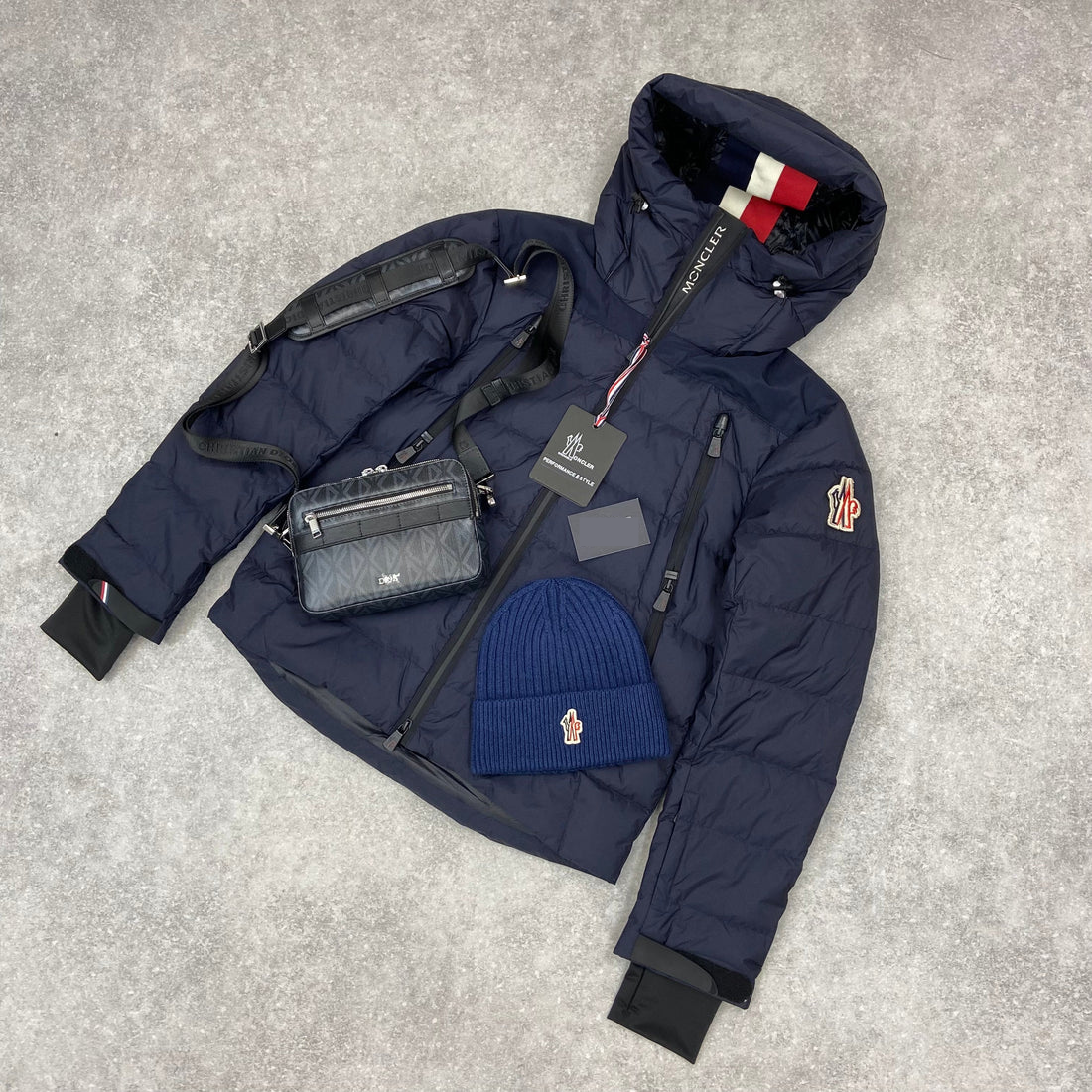 (PRE ORDER) MNCLR GRENOBLE COAT - BLACK & NAVY