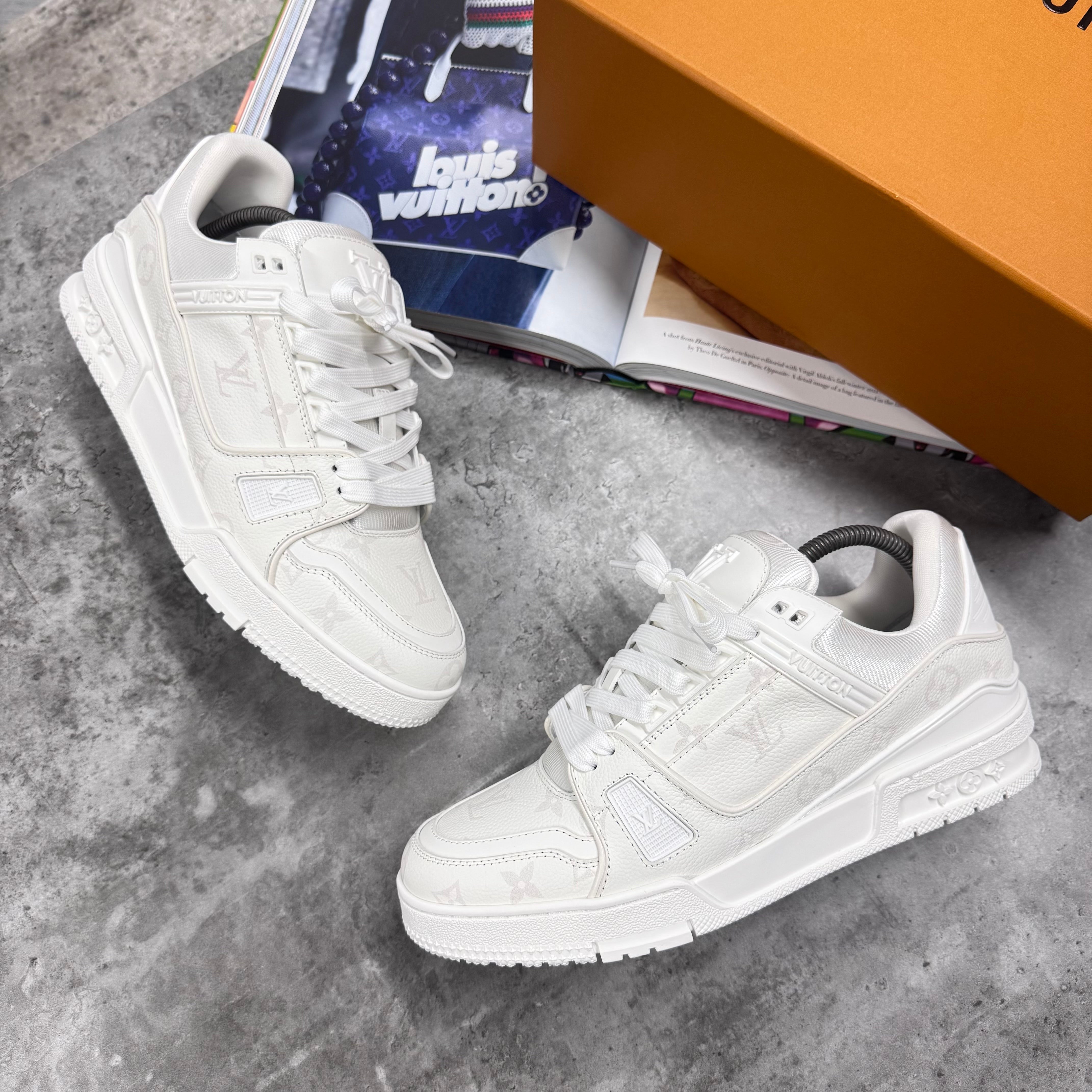 LVE MONOGRAM TRAINER - WHITE