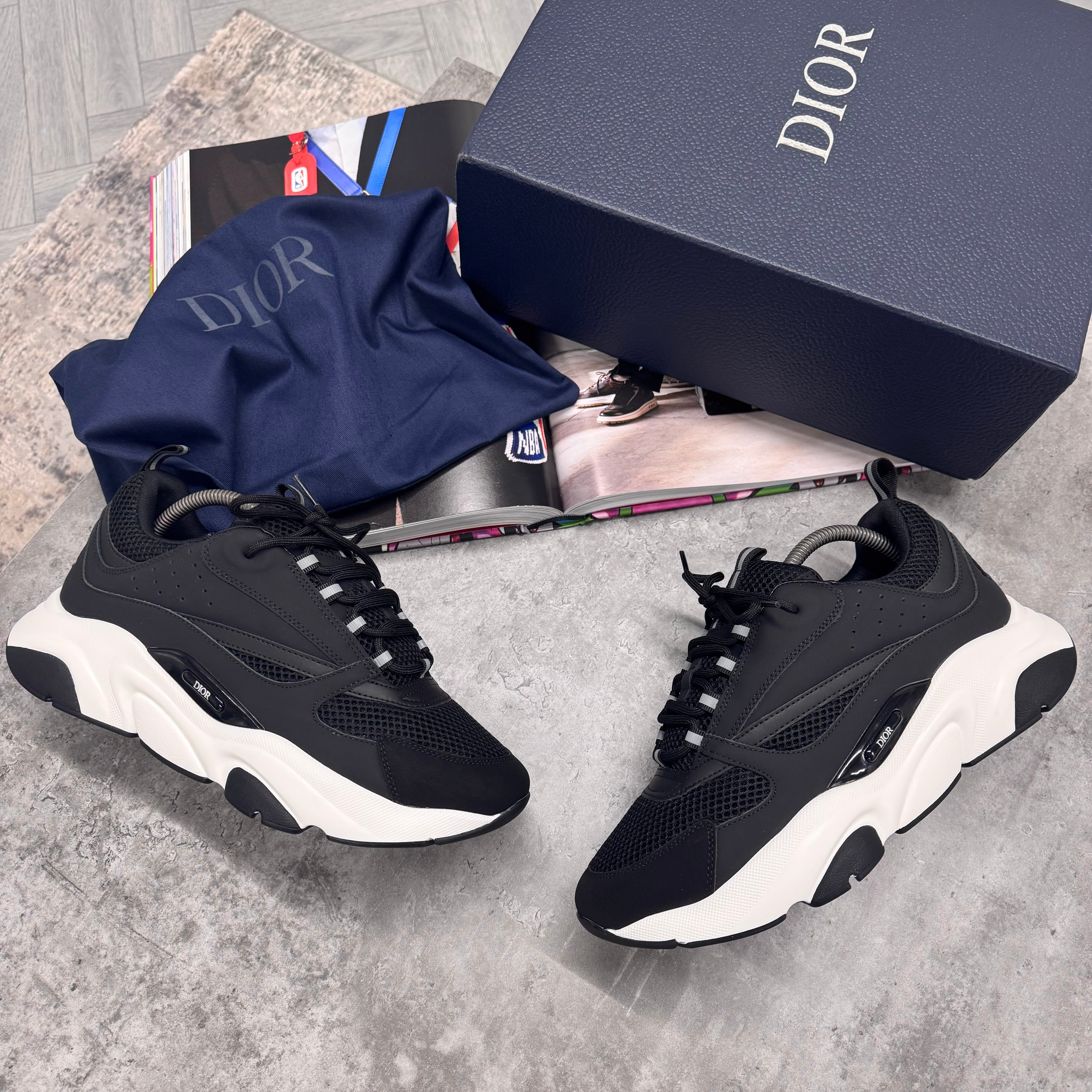 (PRE ORDER) B22 TRAINER - BLACK / WHITE