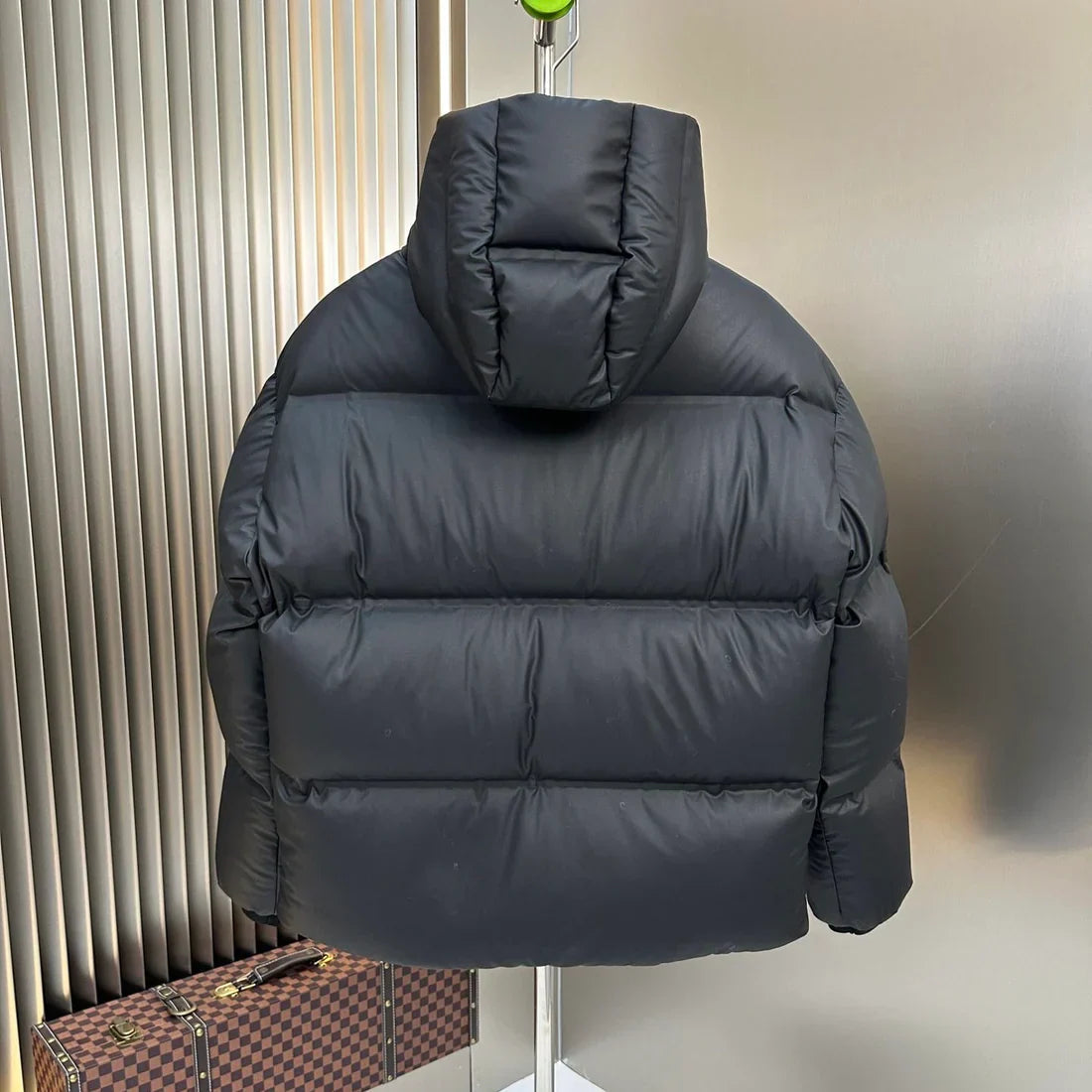 (PRE ORDER) PDA PUFFER COAT - BLACK